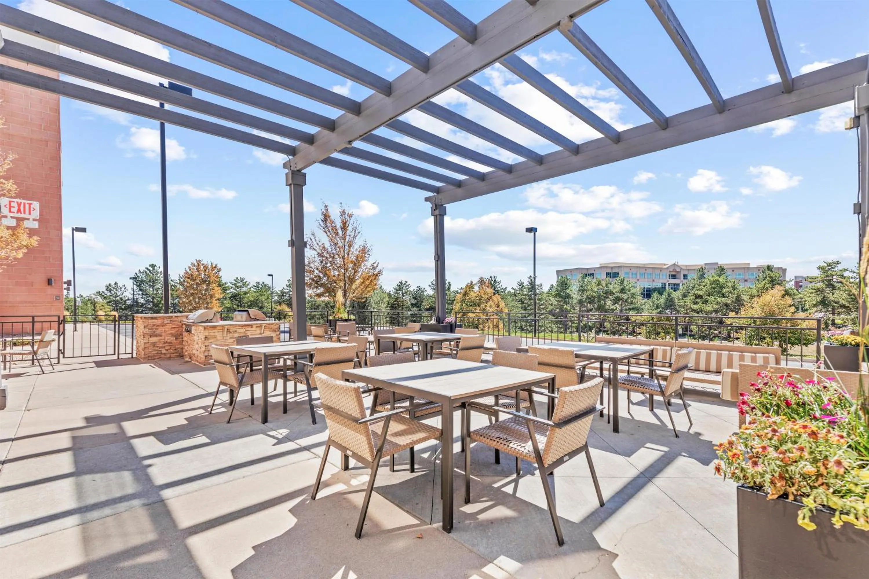 Patio in Homewood Suites by Hilton Denver Tech Center