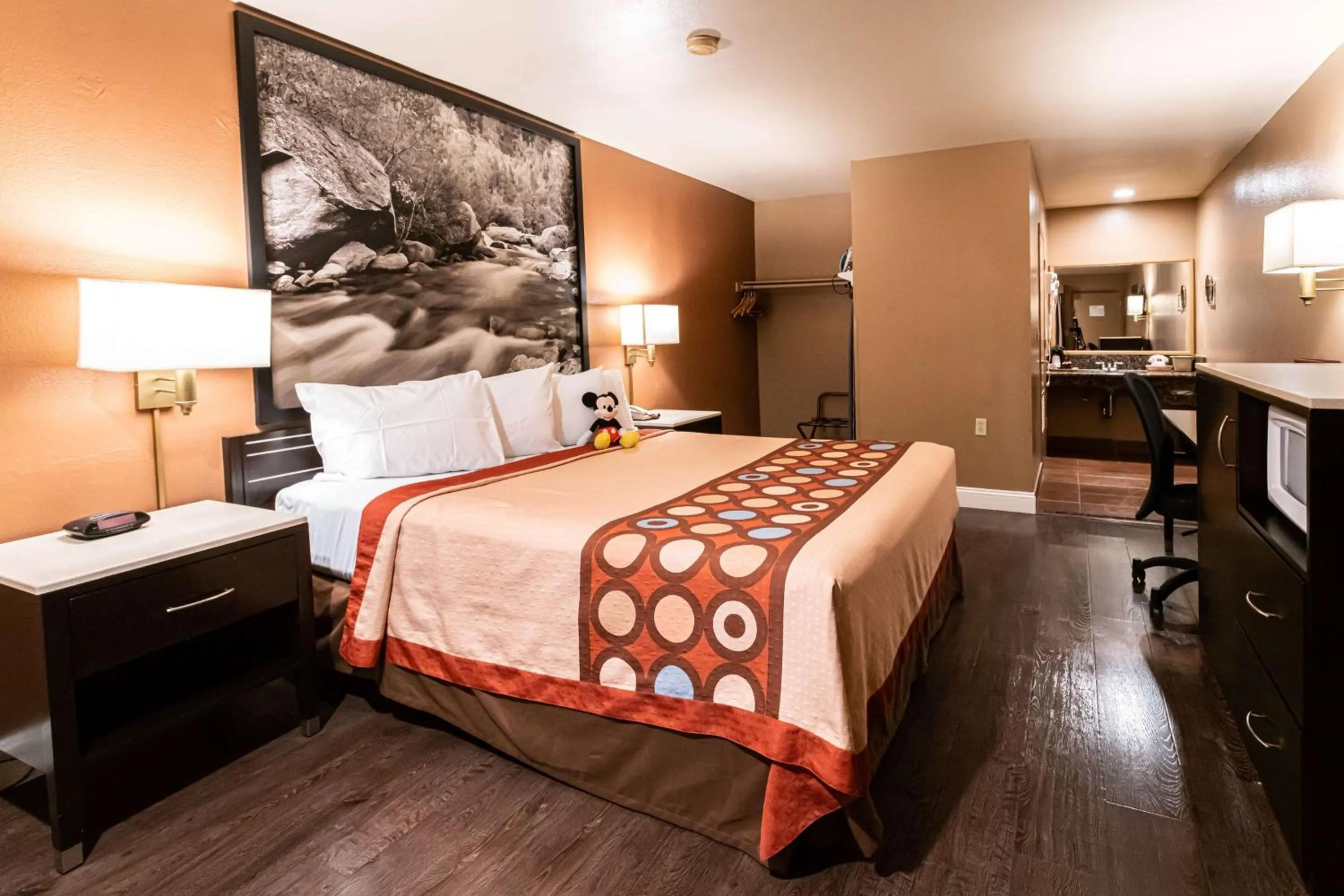 Photo of the whole room, Bed in Super 8 by Wyndham Anaheim/Disneyland Drive