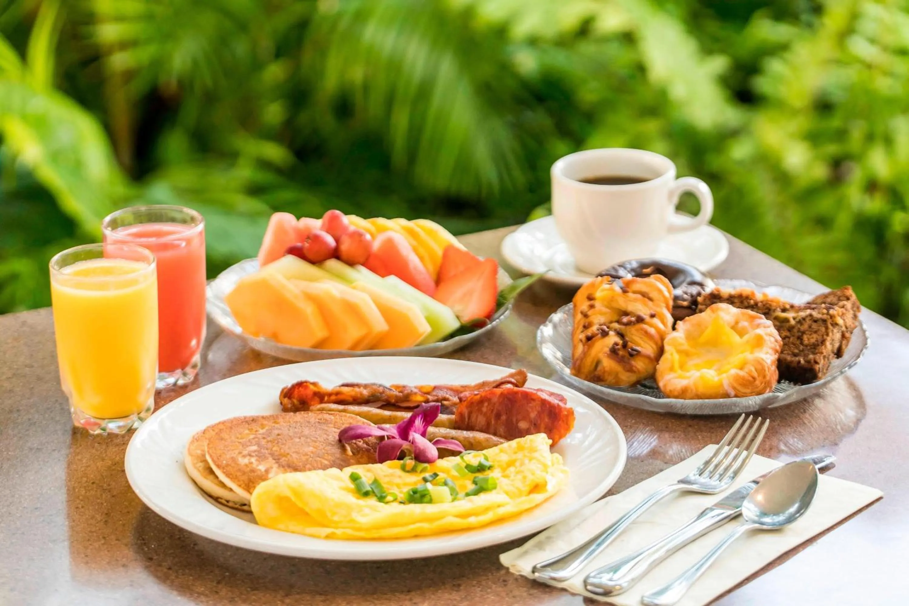 Breakfast in Sheraton Princess Kaiulani Waikiki Beach
