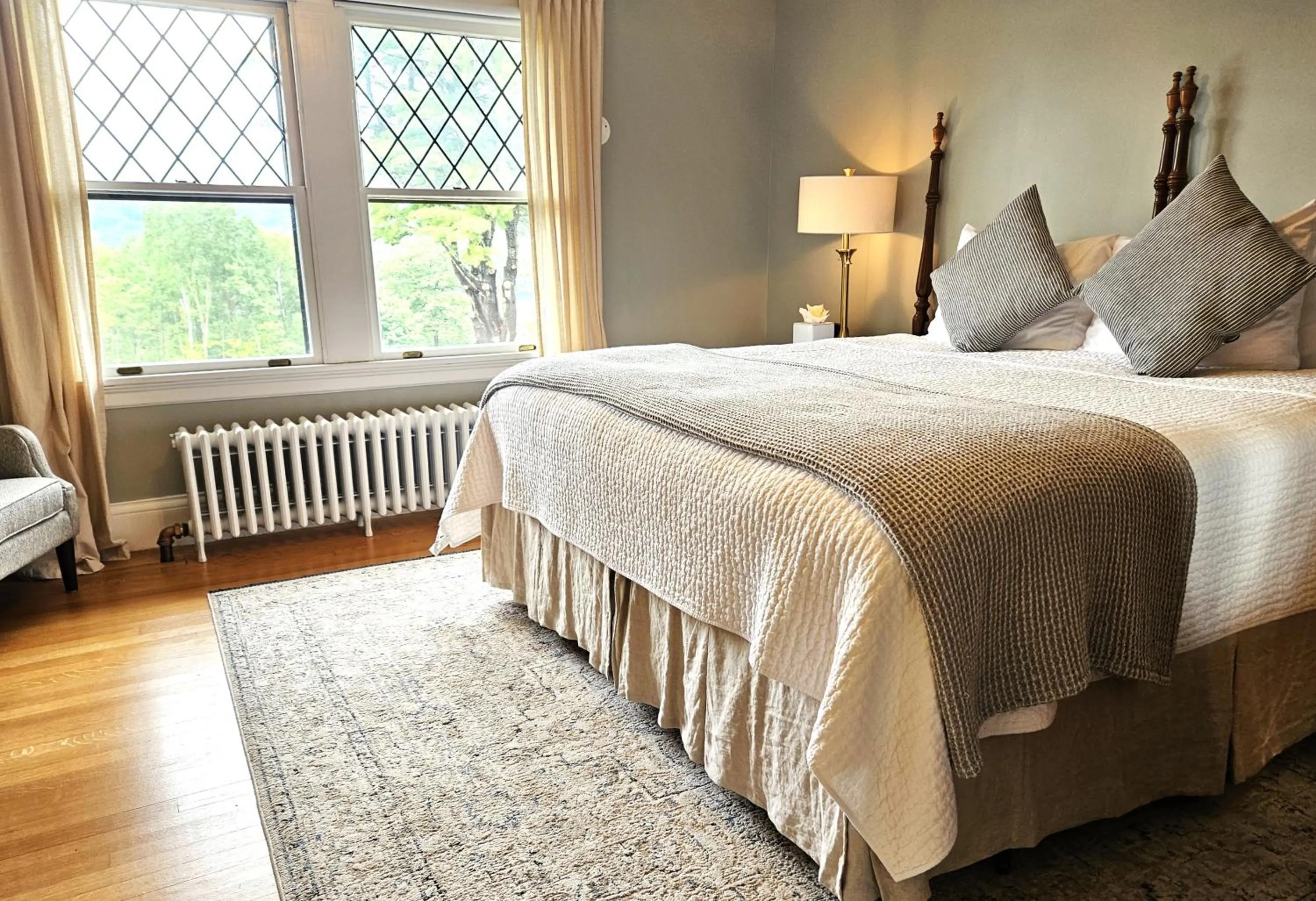 Bed in The Manor on Golden Pond