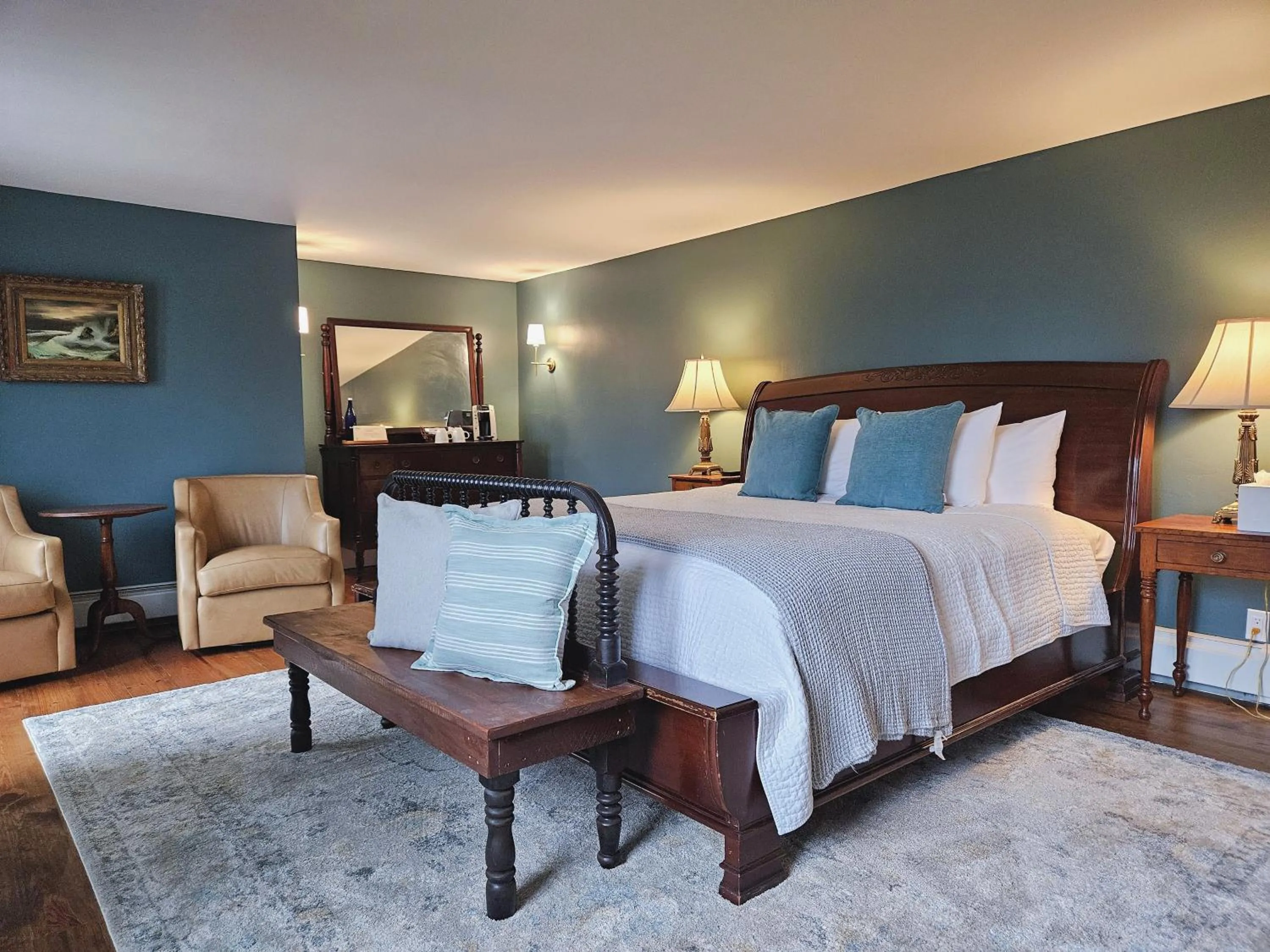 Bed in The Manor on Golden Pond