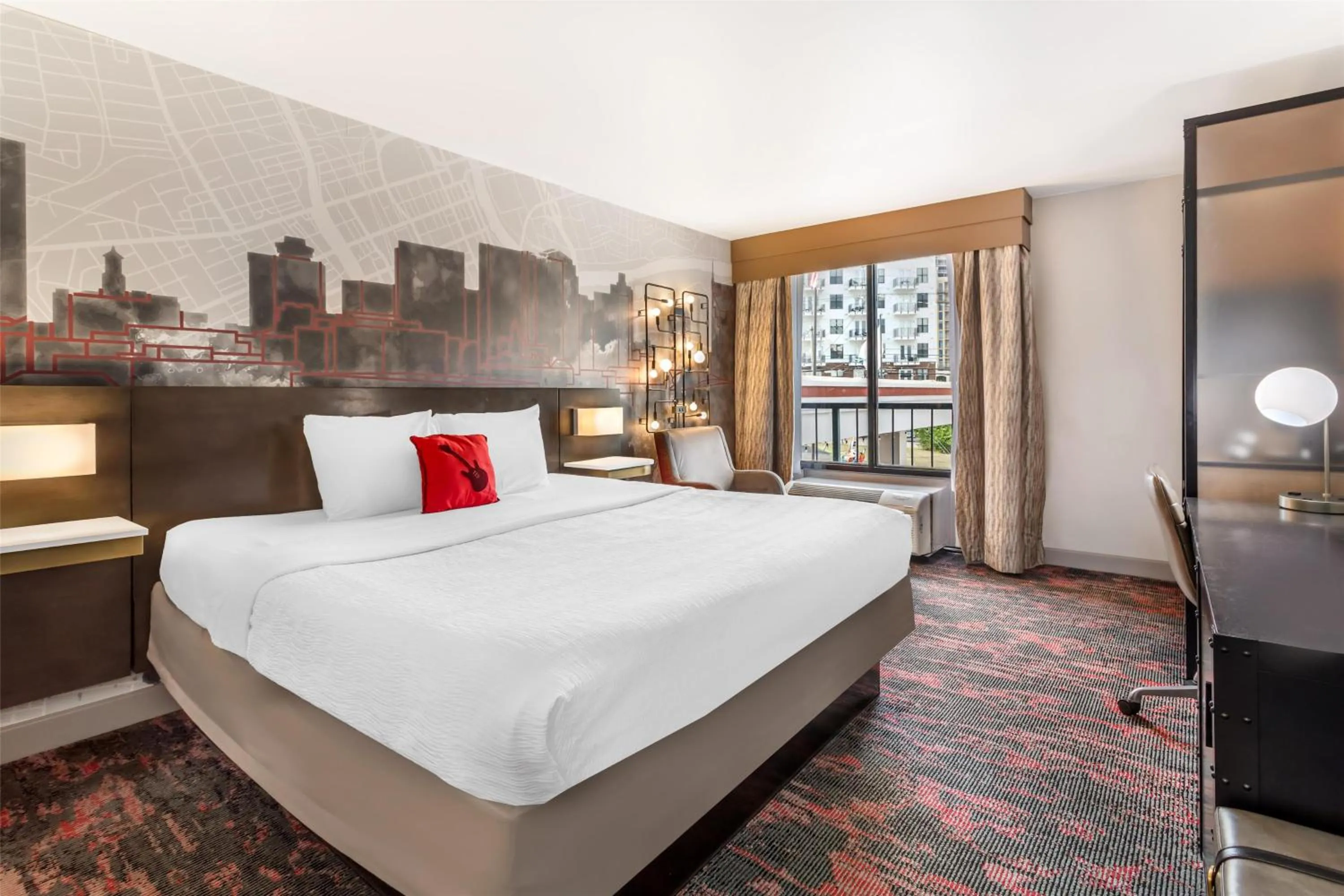 Bedroom, Bed in Best Western Downtown PLUS Music Row