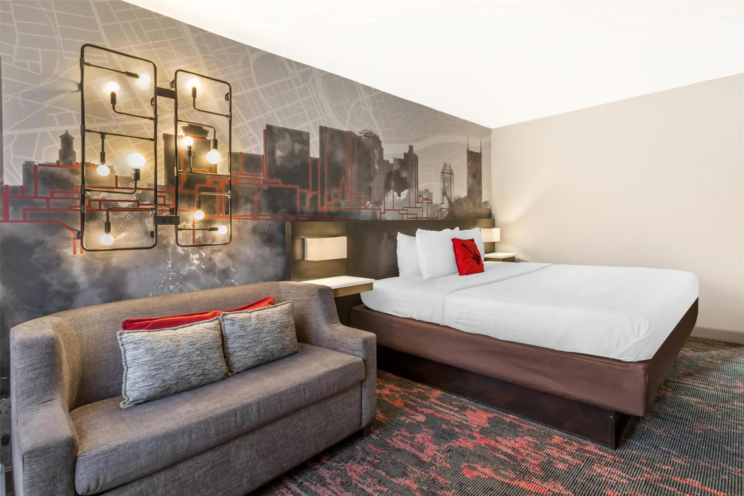 Bedroom, Bed in Best Western Downtown PLUS Music Row