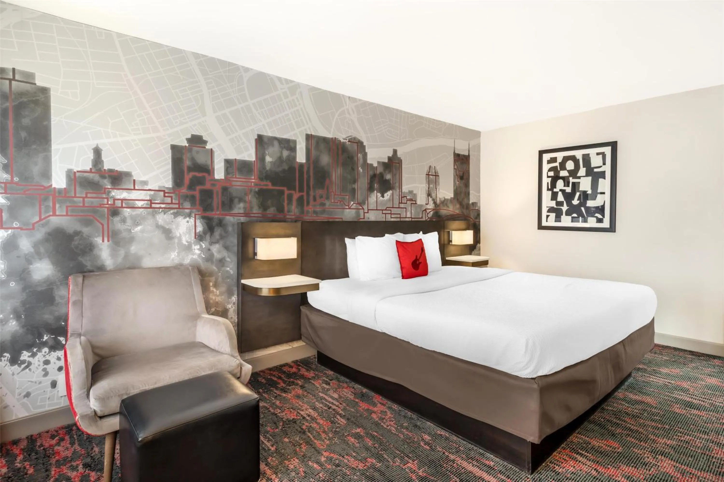 Bedroom, Bed in Best Western Downtown PLUS Music Row