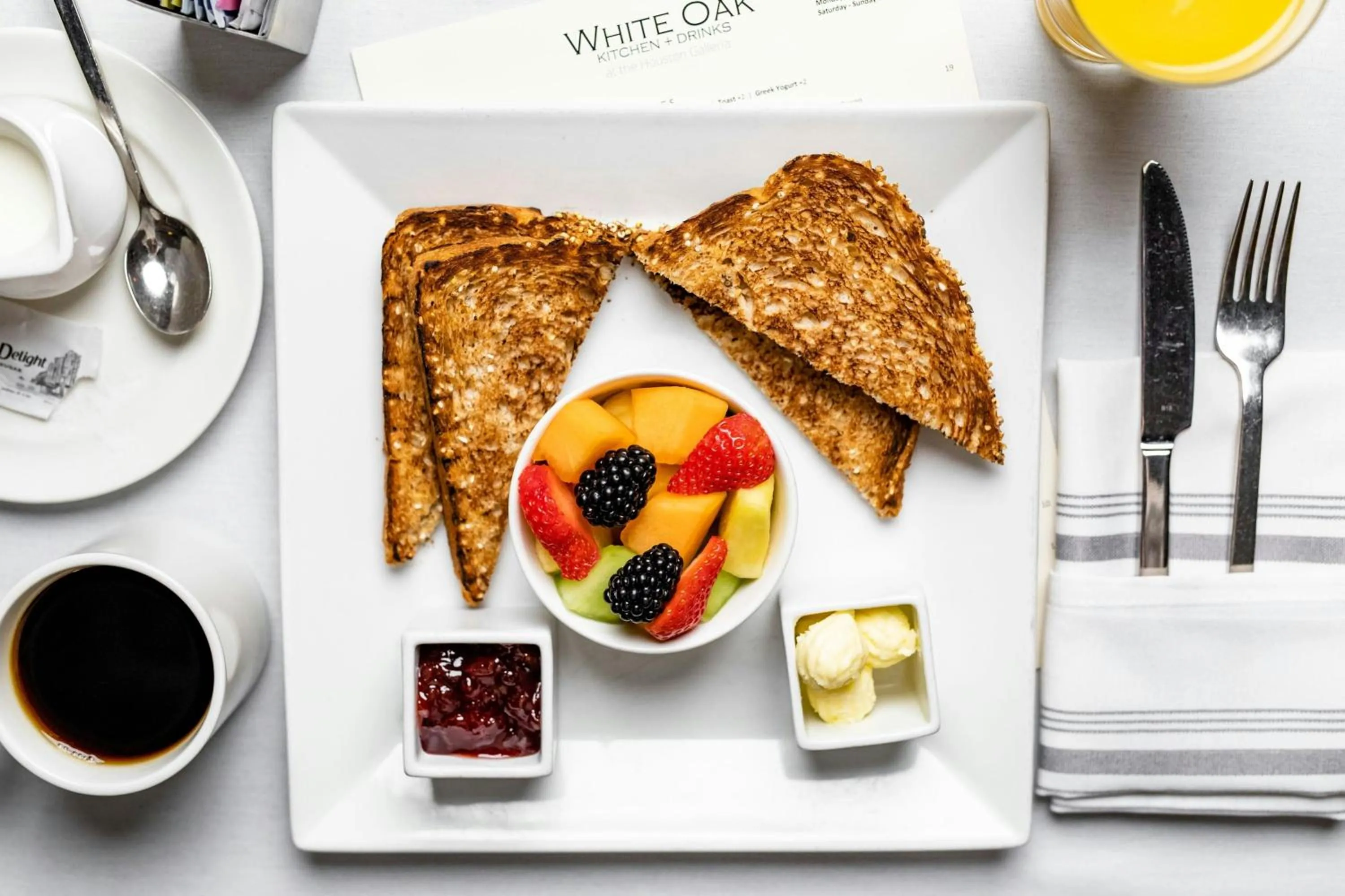 Breakfast in The Westin Oaks Houston at the Galleria