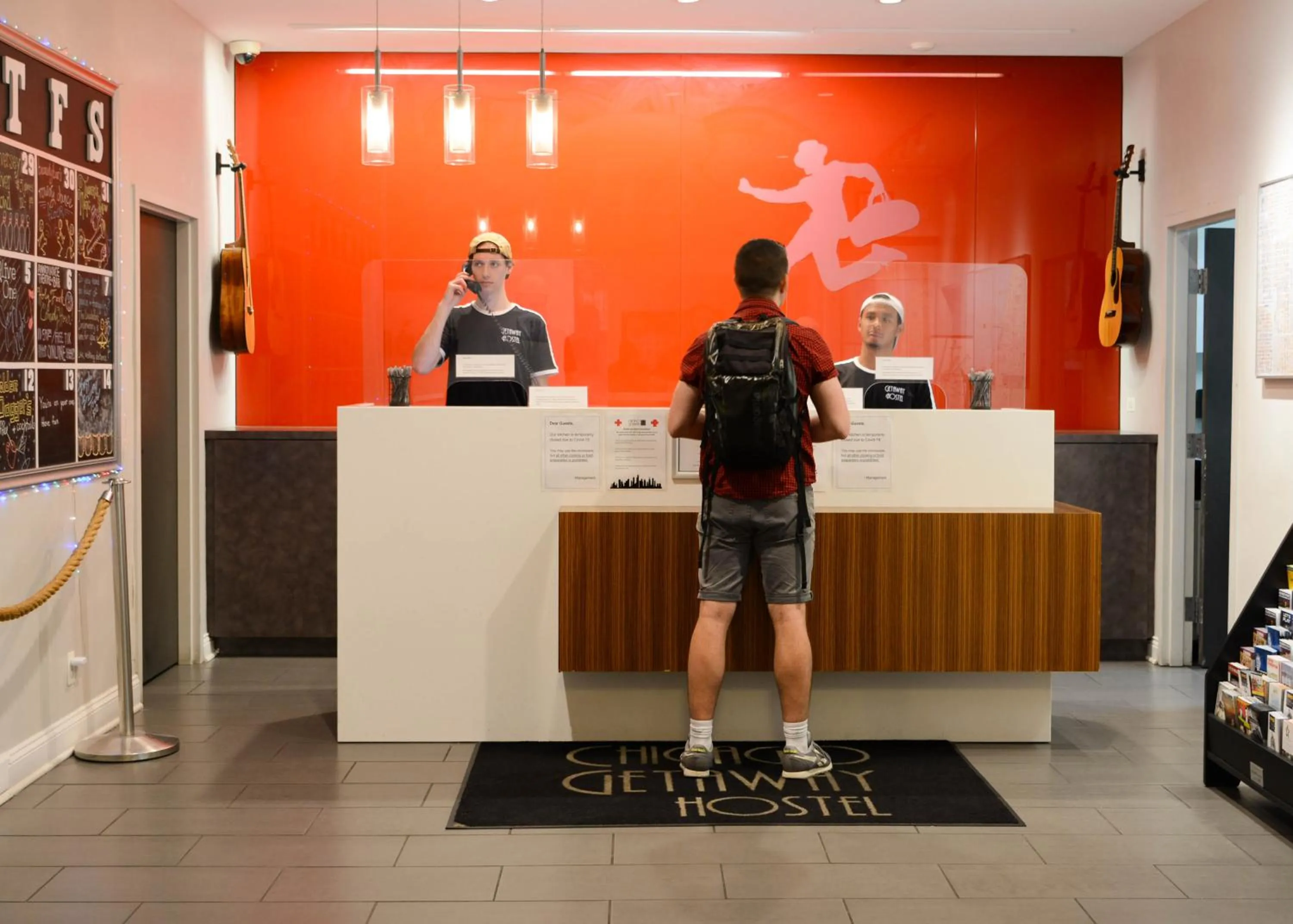 Staff in Chicago Getaway Hostel