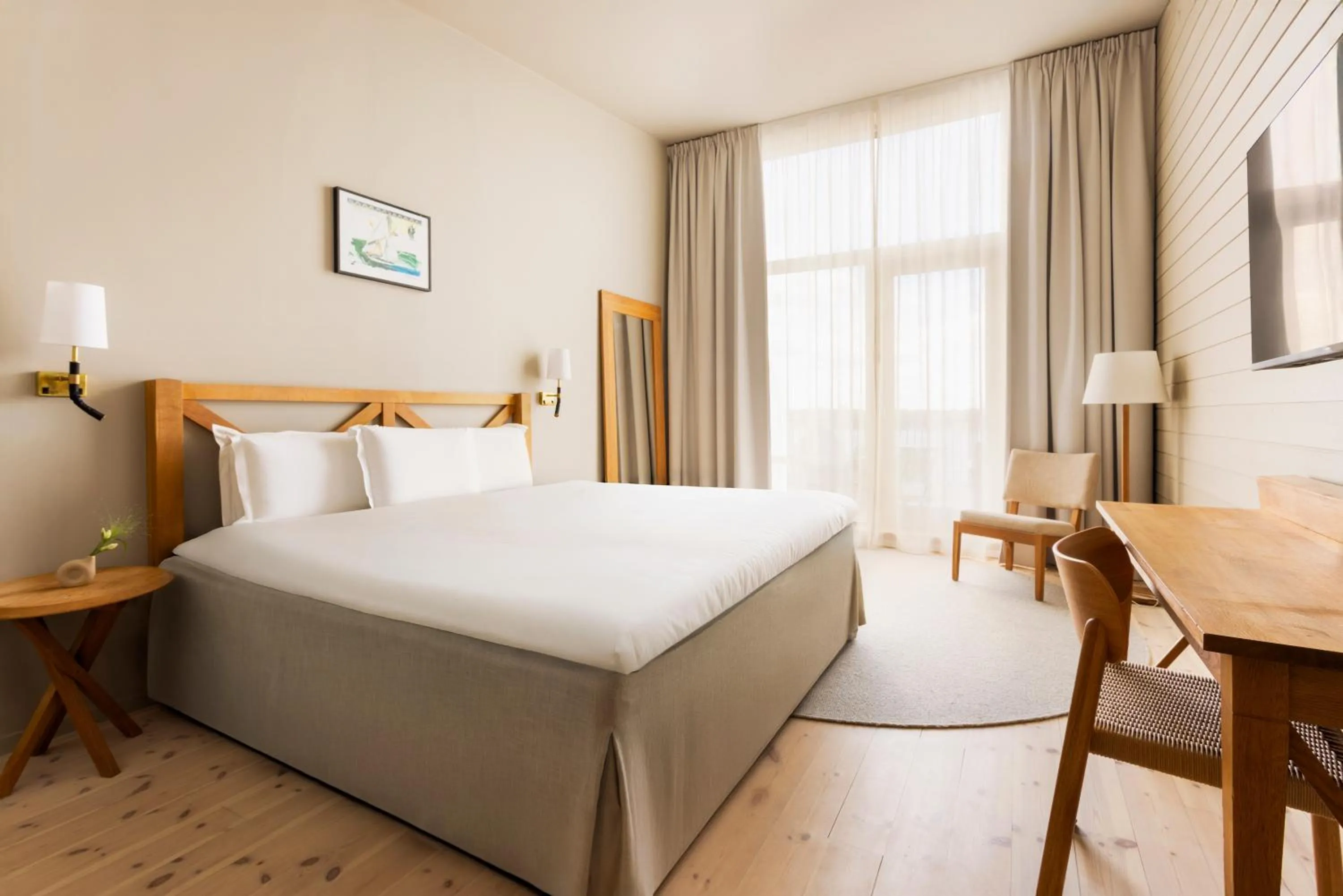 Bedroom, Bed in Hotel J, Stockholm, a Member of Design Hotels