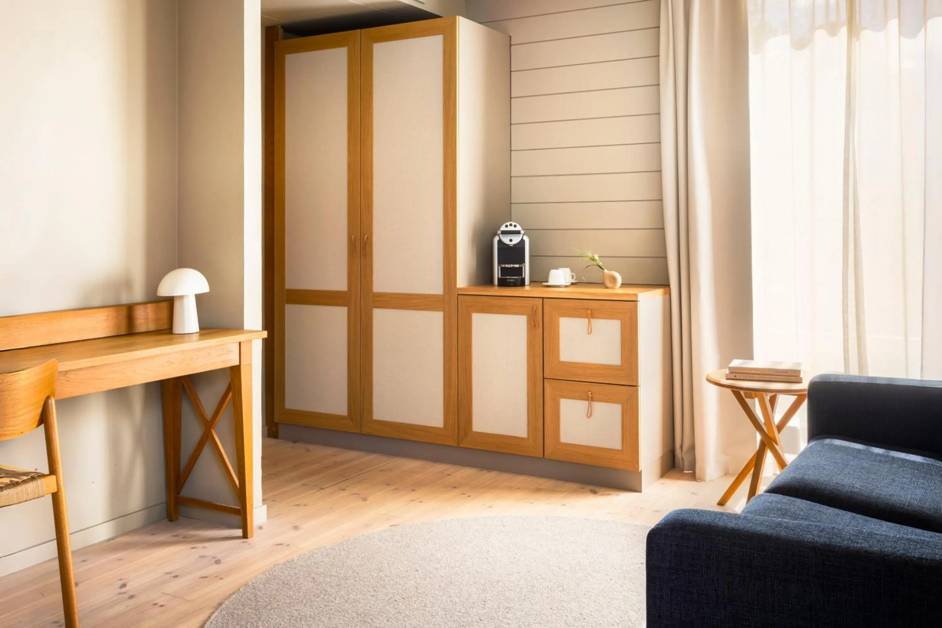 Living room in Hotel J, Stockholm, a Member of Design Hotels