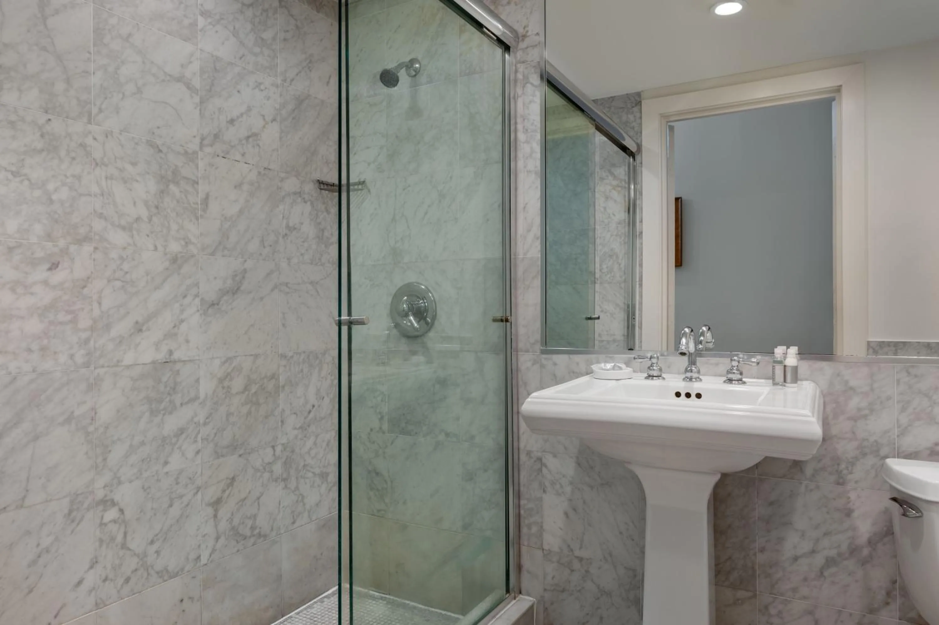 Shower in Hotel Royal New Orleans