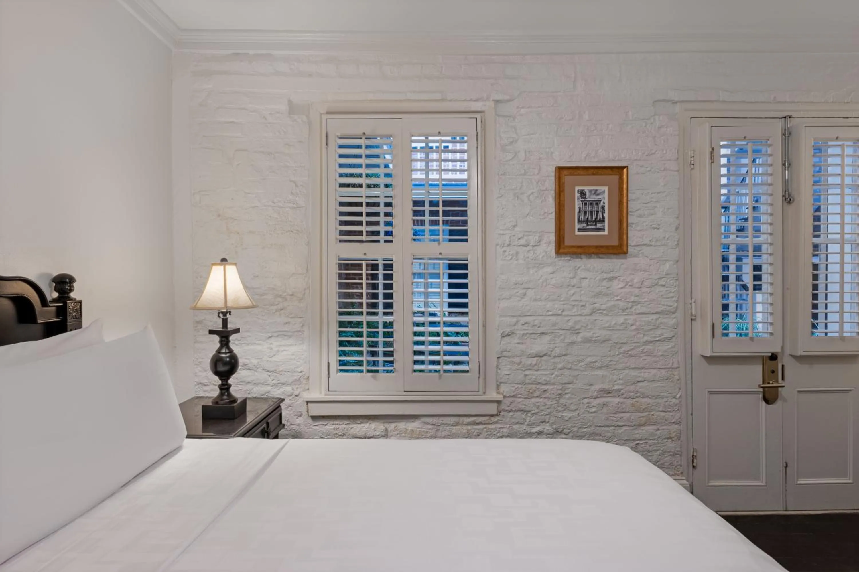 Bed in Hotel Royal New Orleans