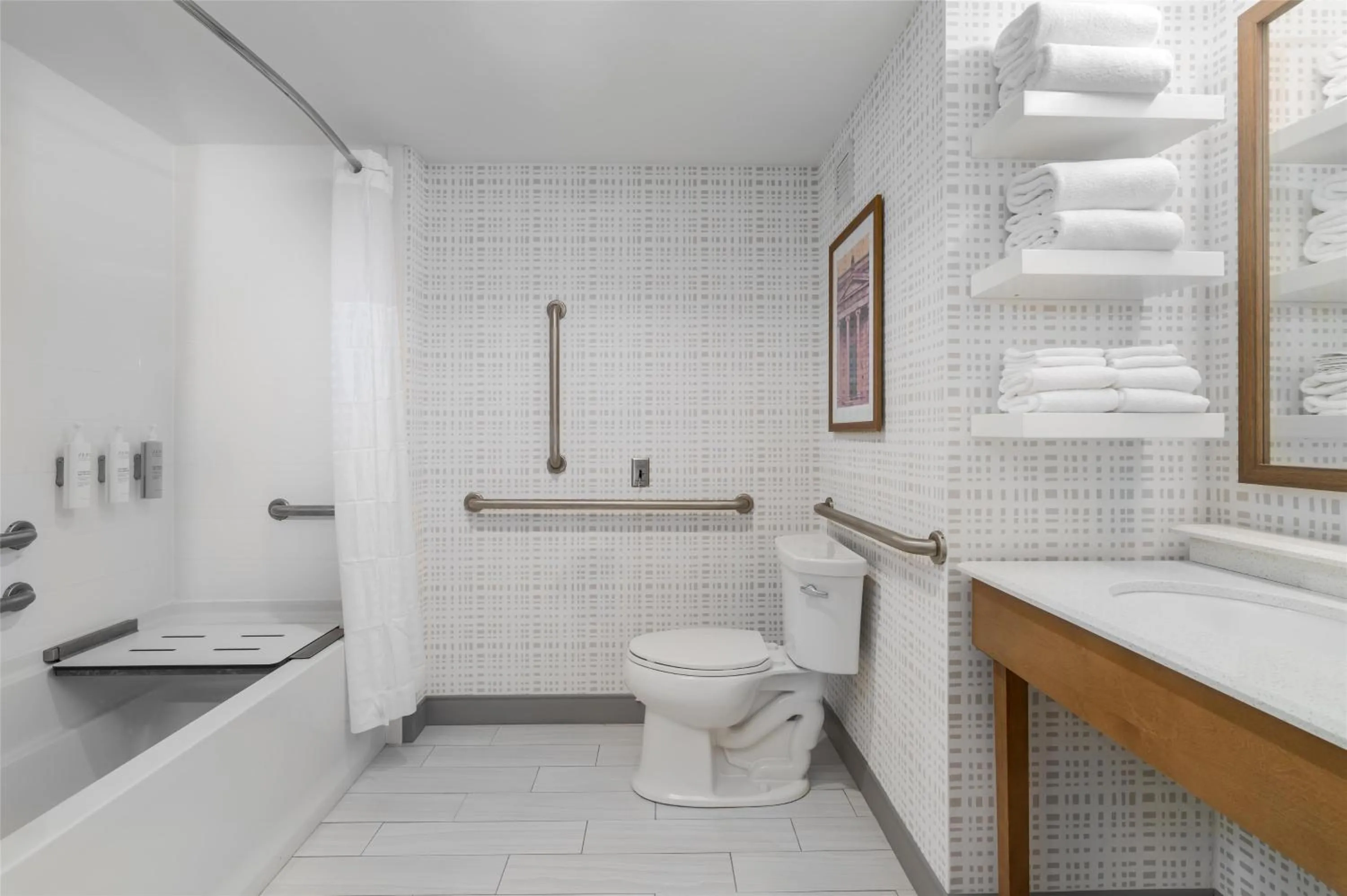 Bathroom in Hampton Inn-Pawtucket, RI