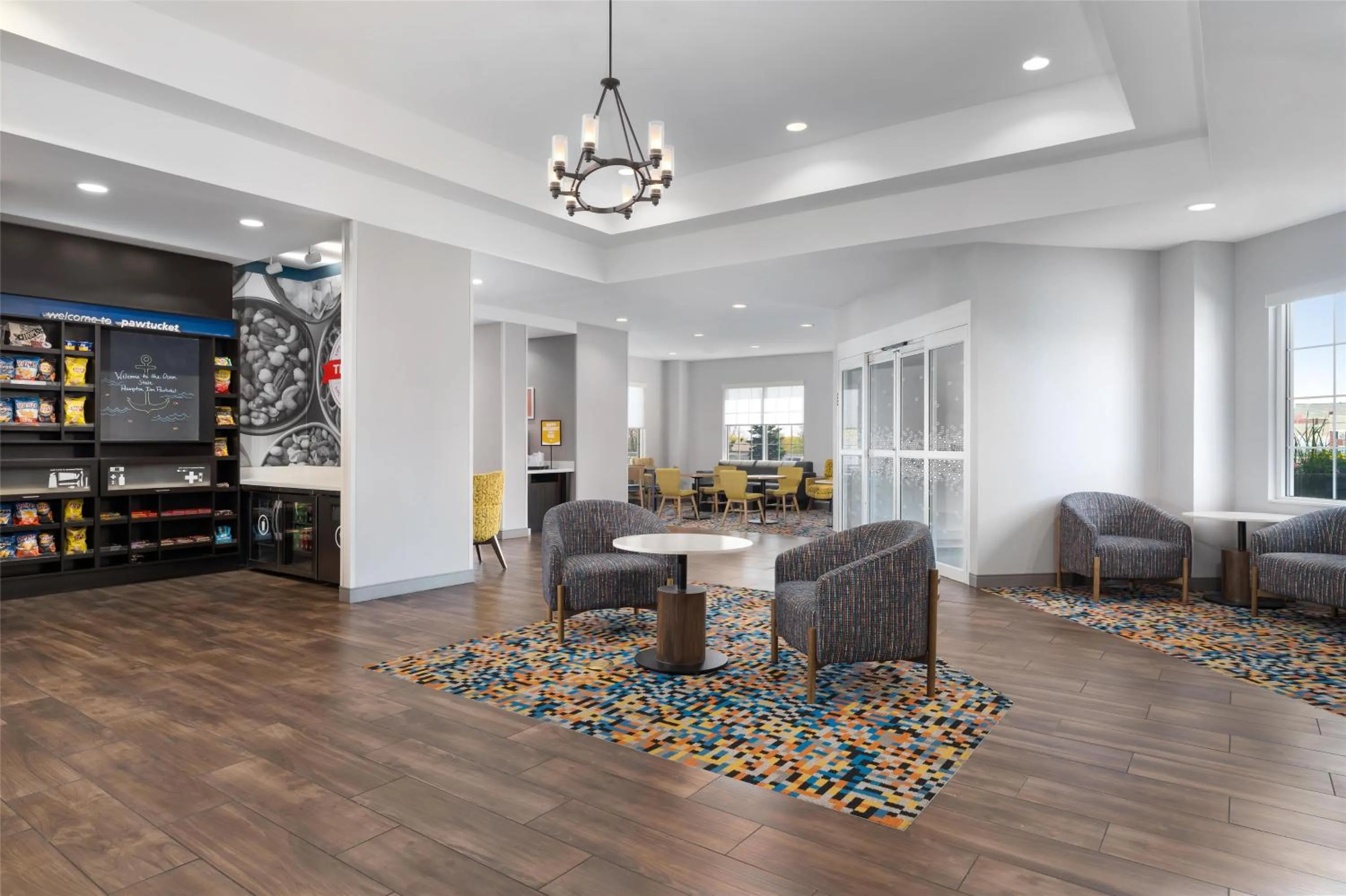 Lobby or reception in Hampton Inn-Pawtucket, RI