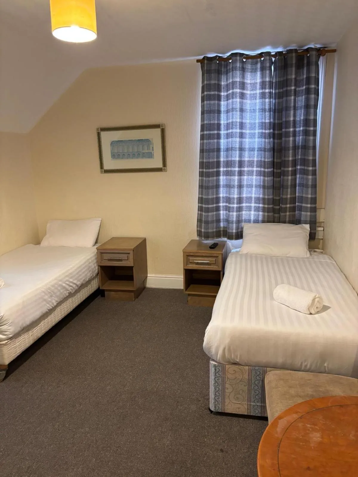 Bed in The Tudor House Hotel