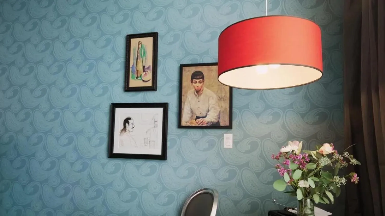 Decorative detail in Hotel Fiona