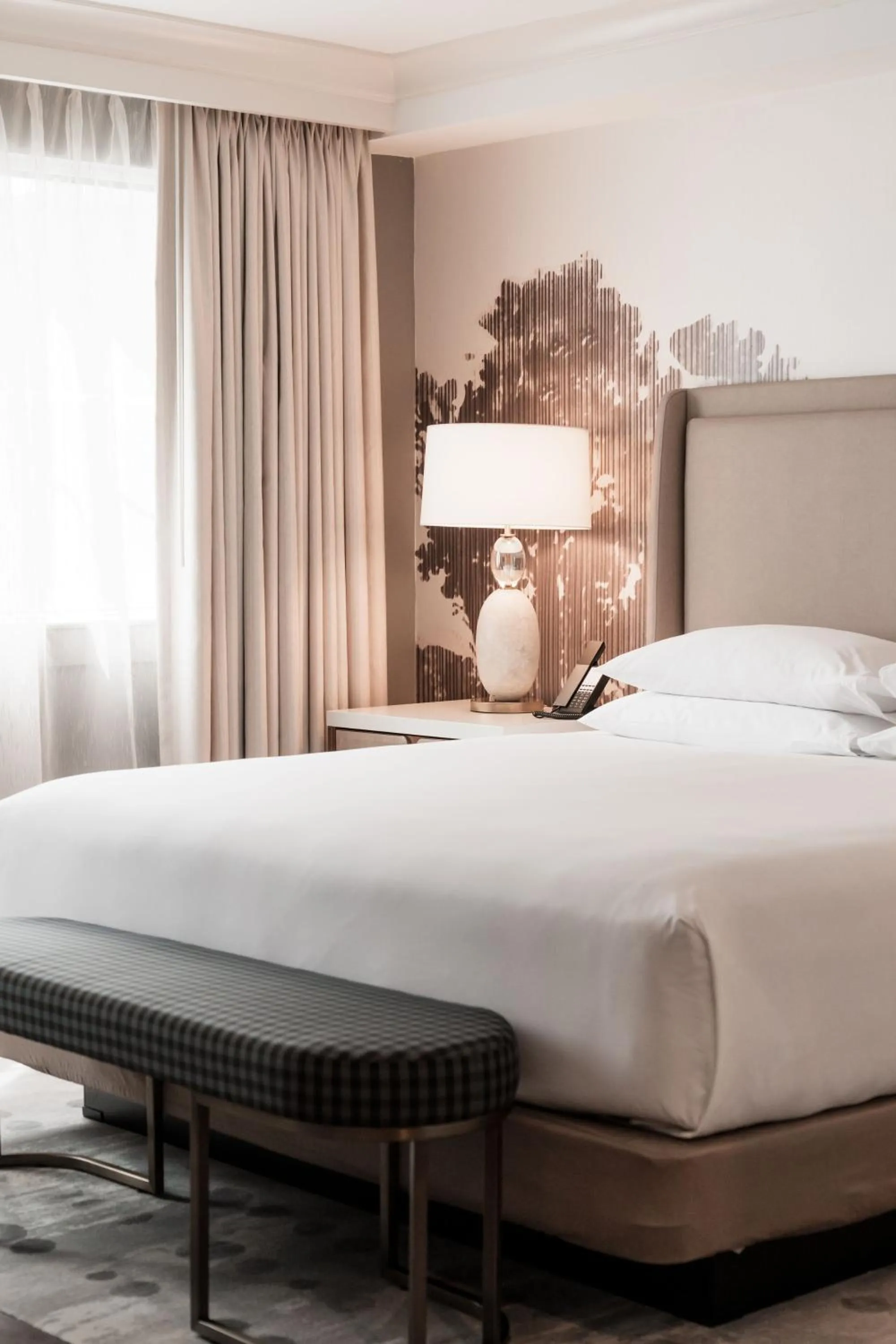 Bed in Grand Hyatt Atlanta in Buckhead