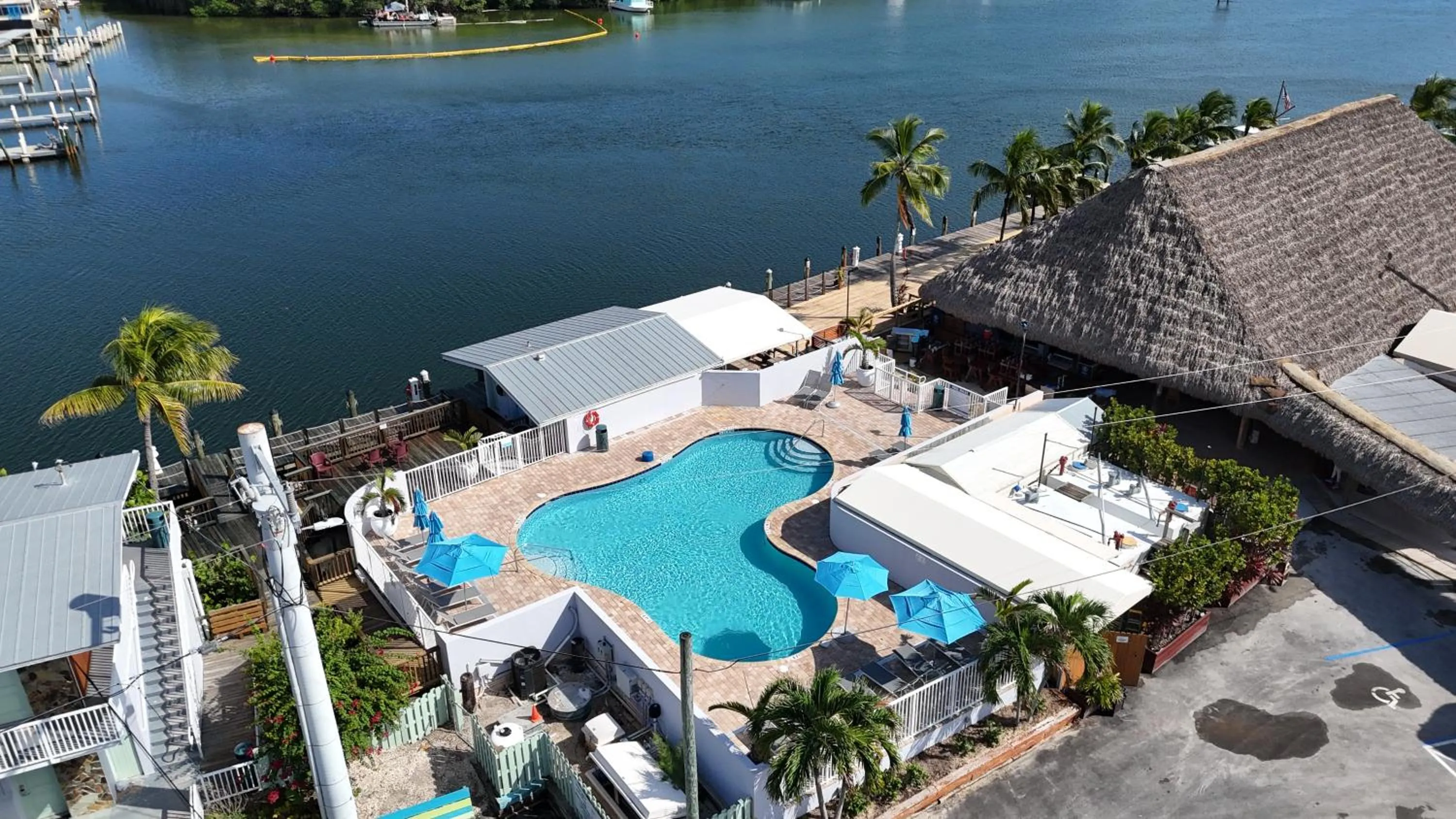 Pool view in Gilbert's Resort & Marina