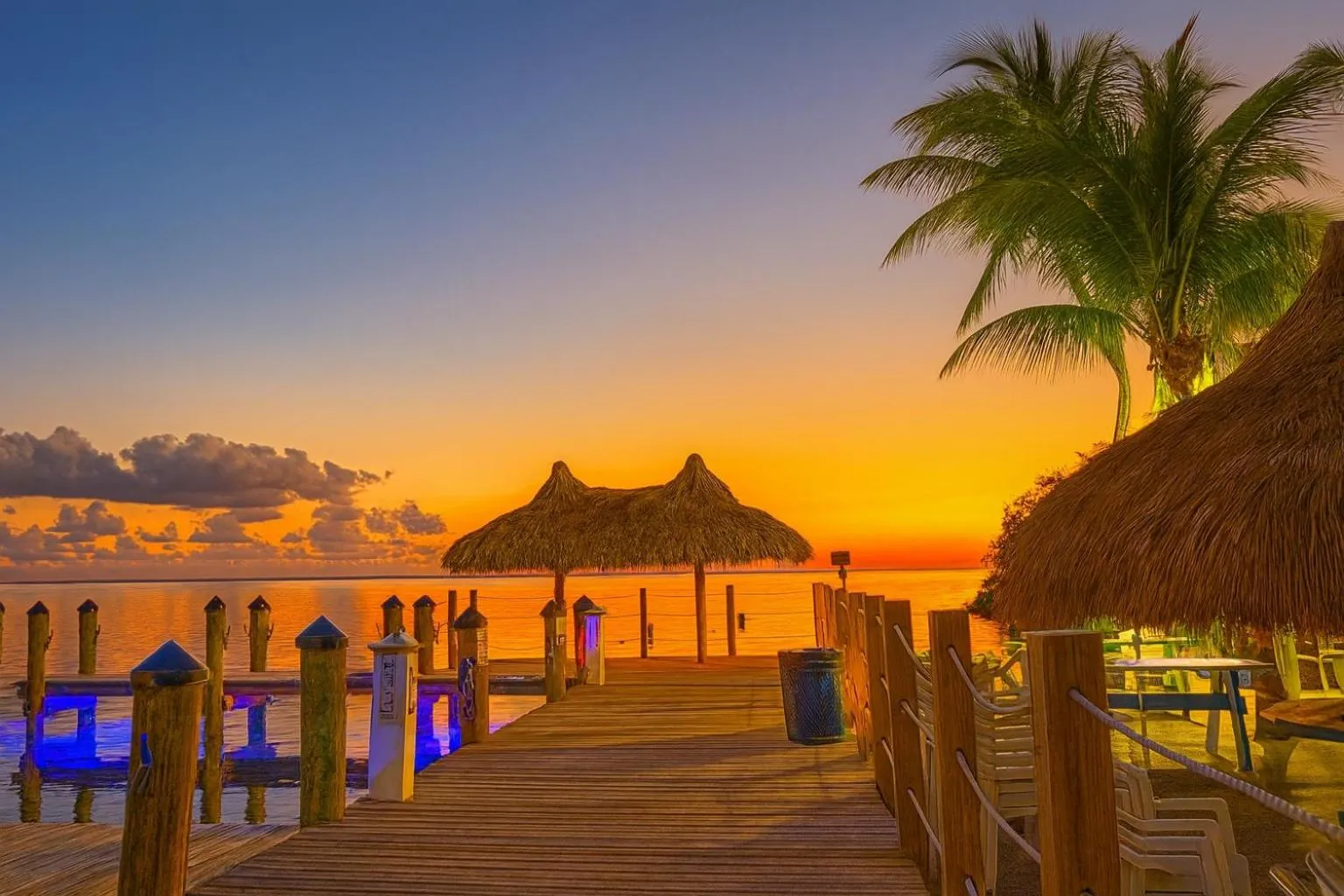 sunbed in Gilbert's Resort & Marina