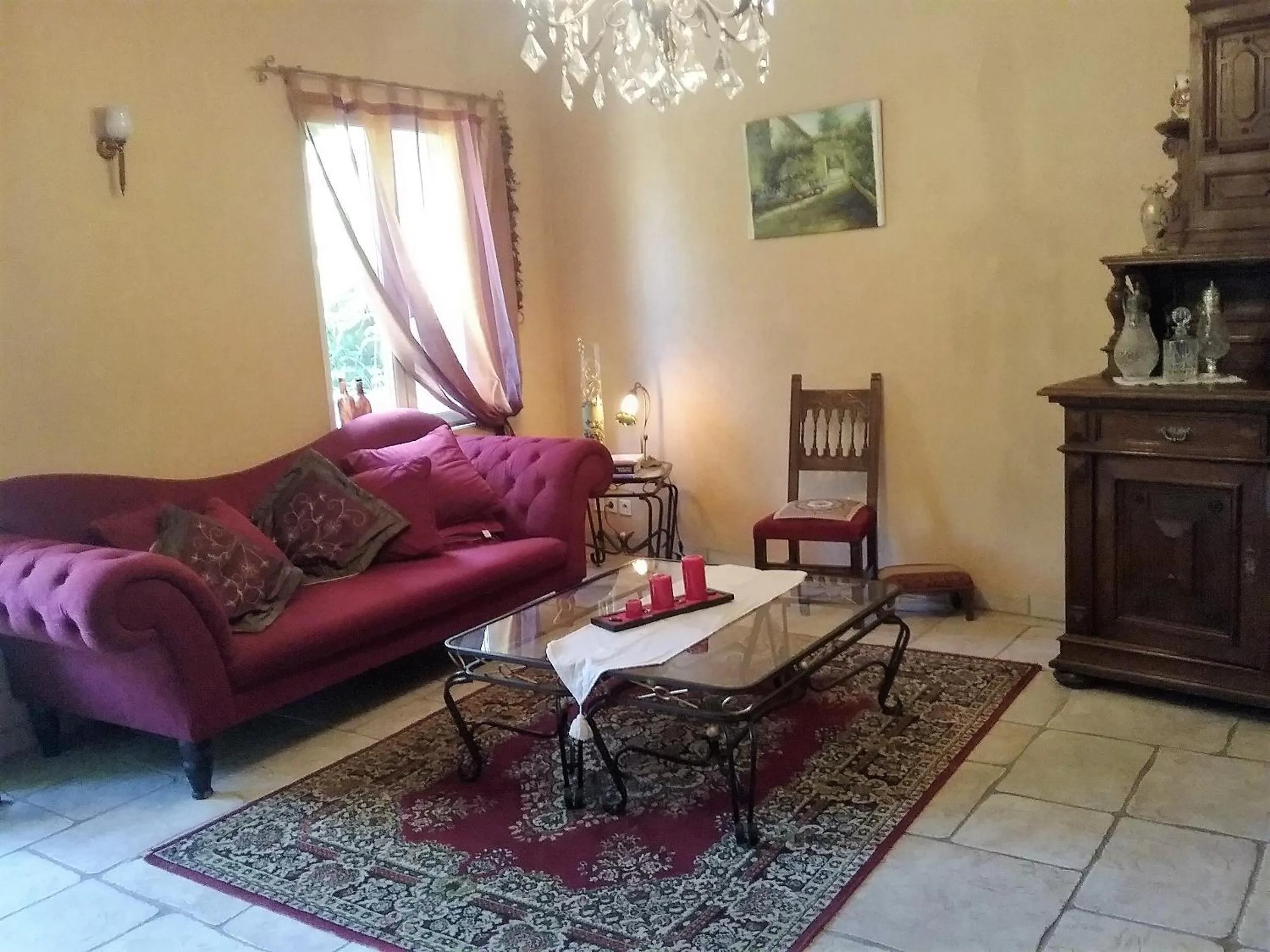 Living room in Les Chambres de la Nied