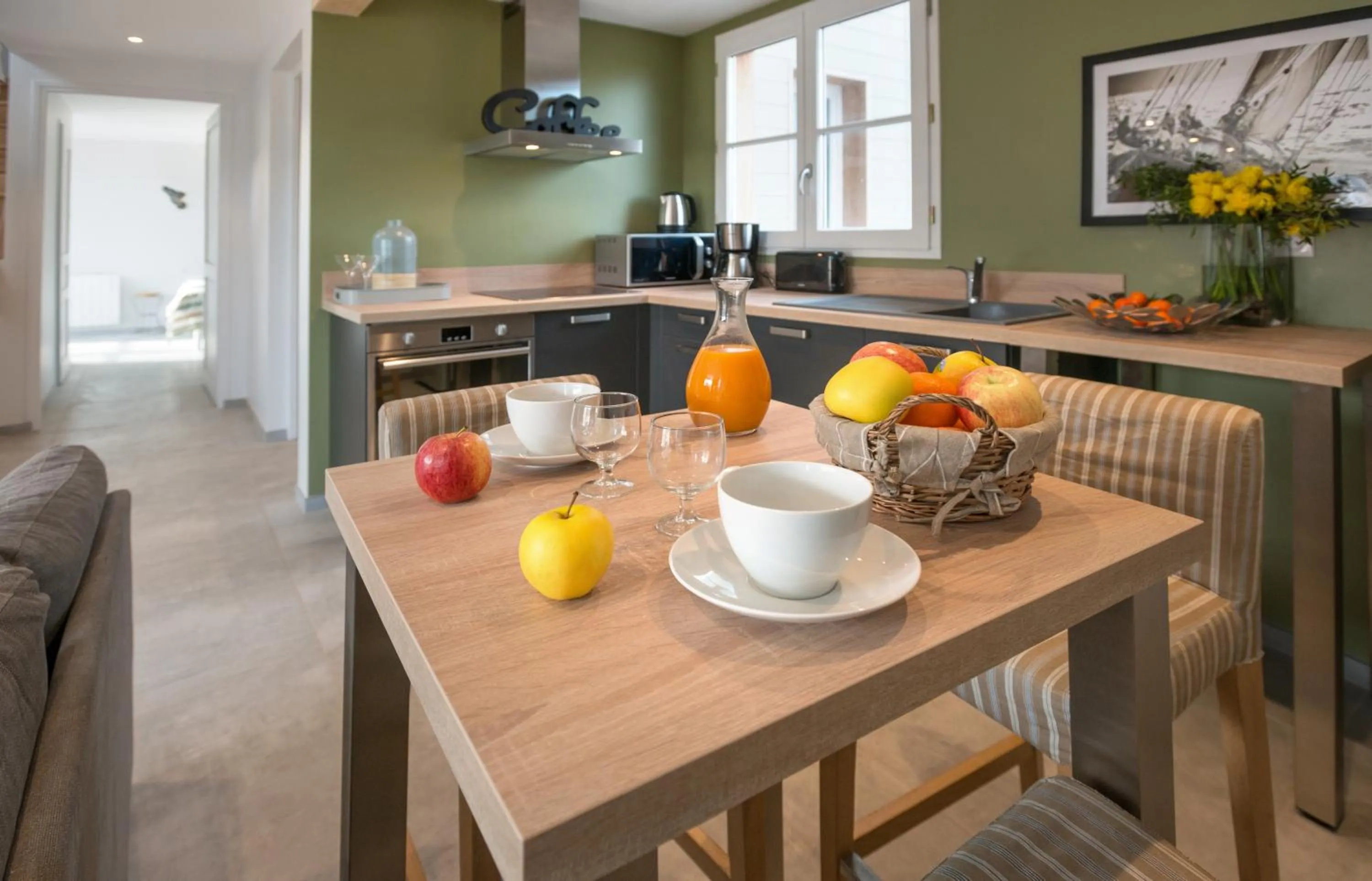Kitchen or kitchenette in Domaine de Diane
