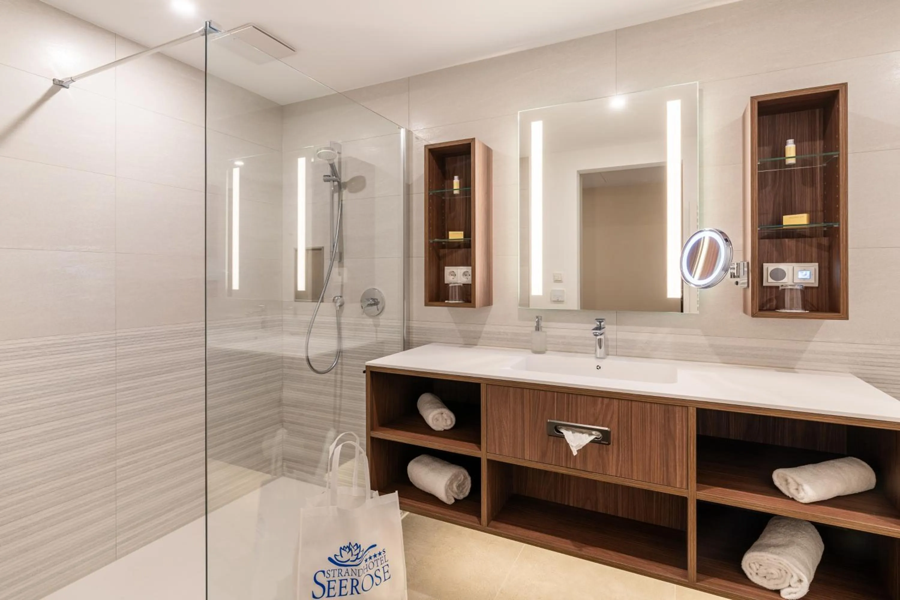 Bathroom in Strandhotel Seerose