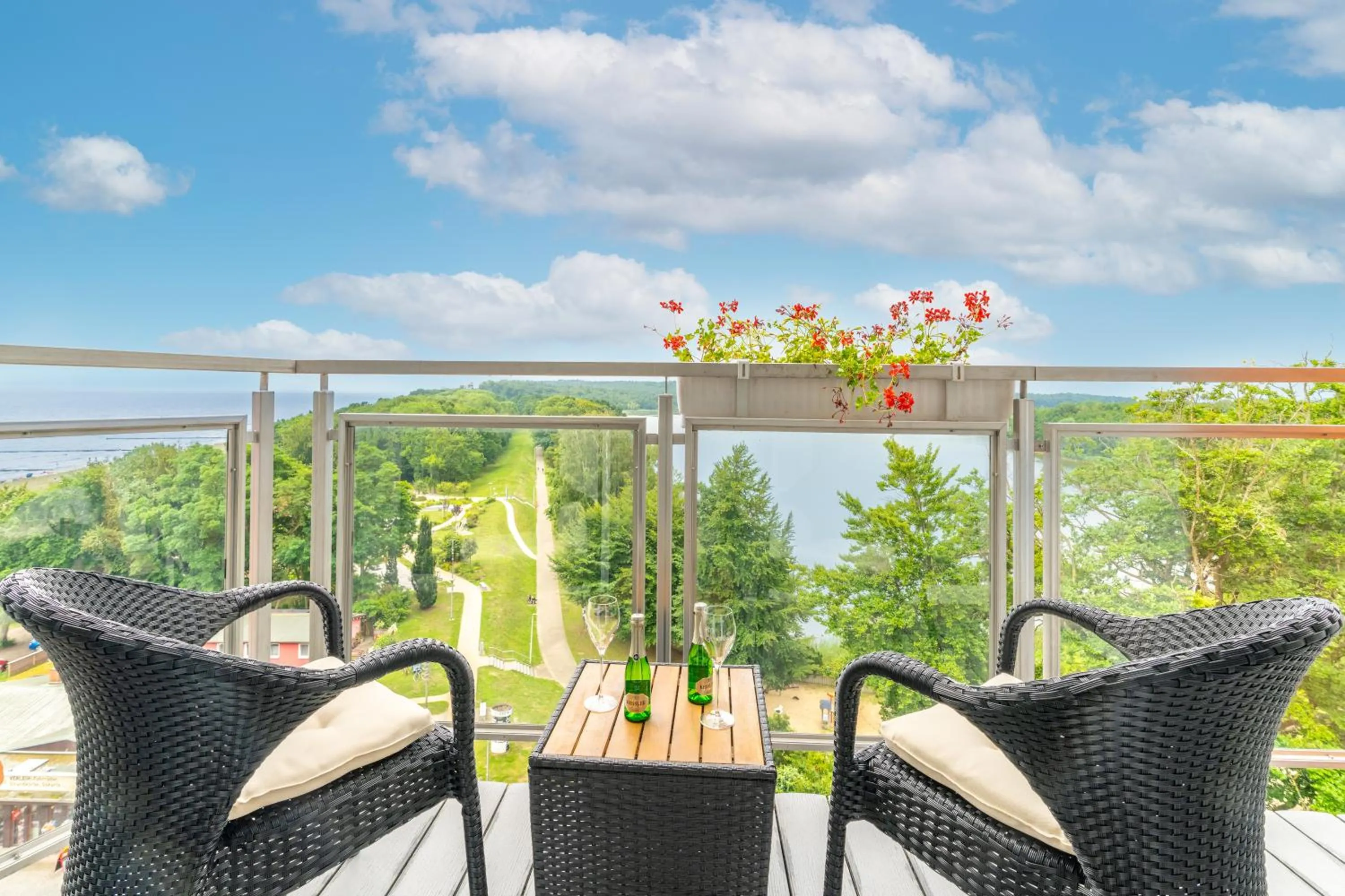 Balcony/Terrace in Strandhotel Seerose
