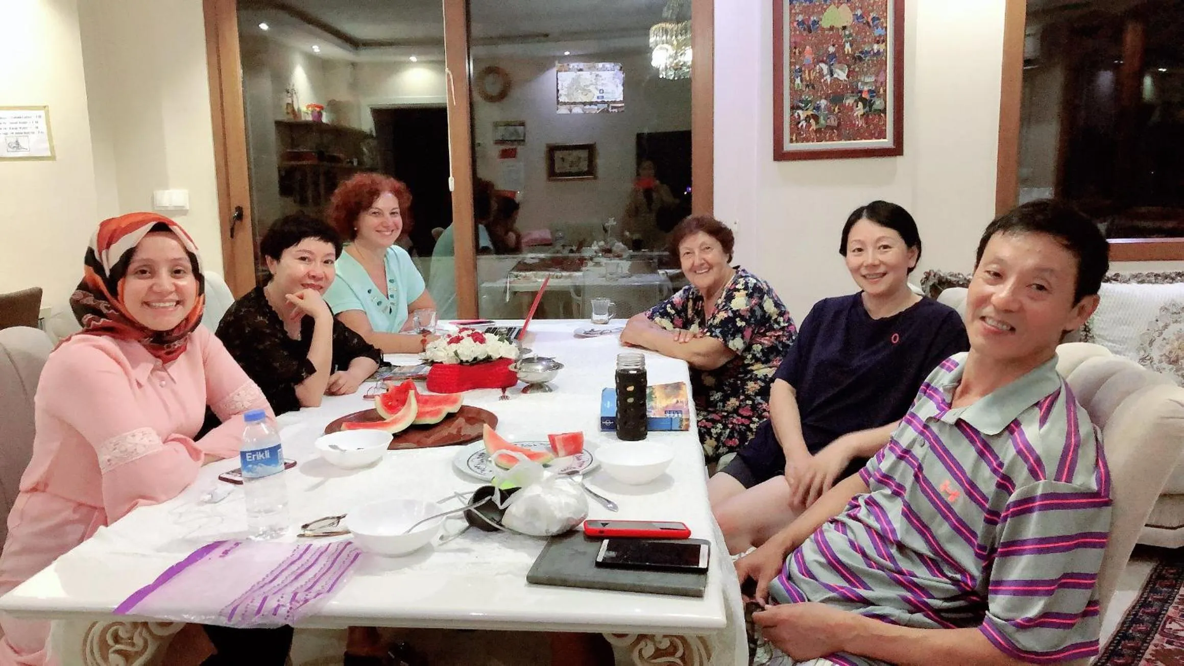 Communal lounge/ TV room in Ephesus Palace