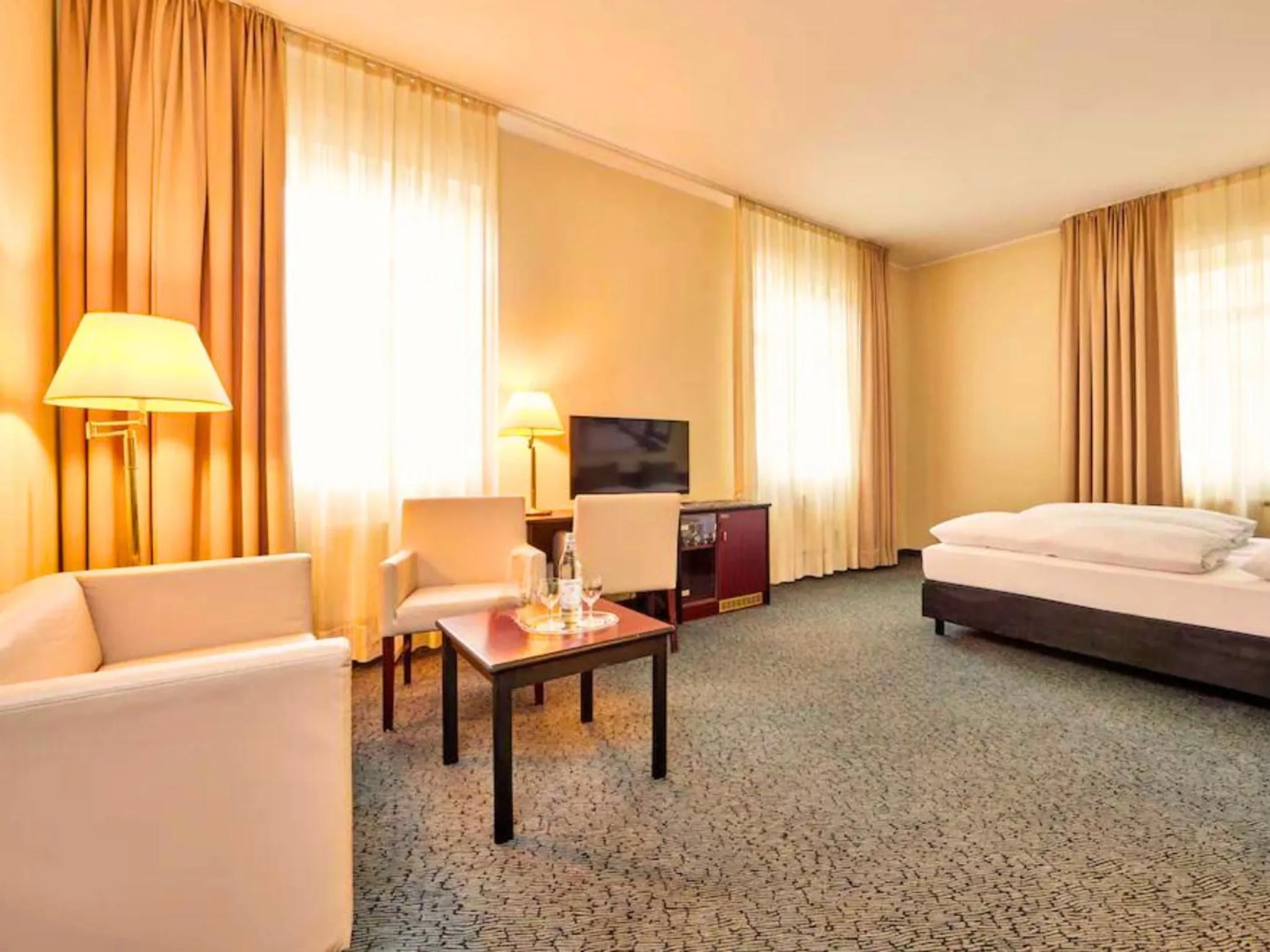 Bedroom, Bed in Augustiner Hotel