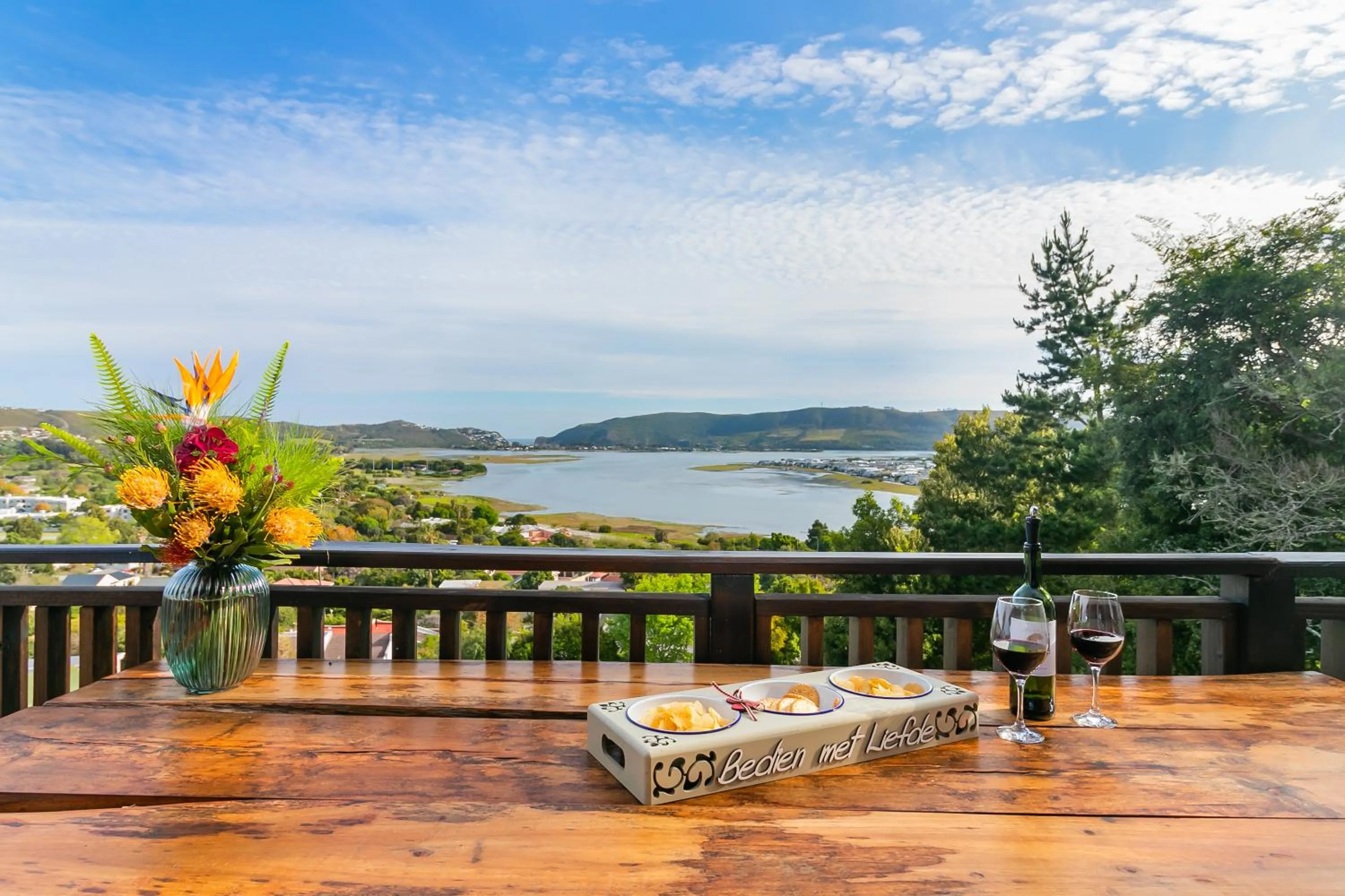 Patio in Big Tree House Lodge