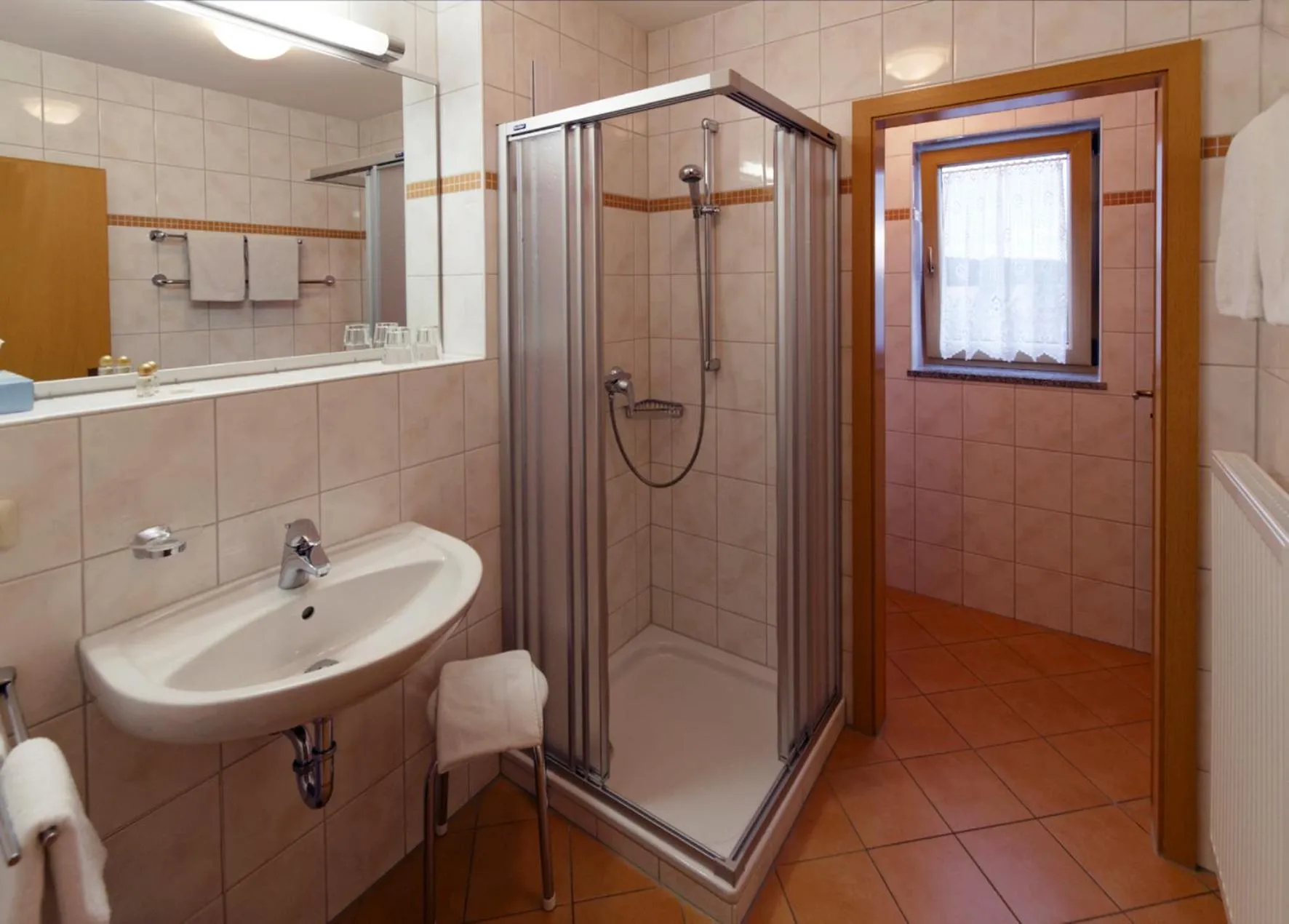 Bathroom in Panorama-Hotel am See