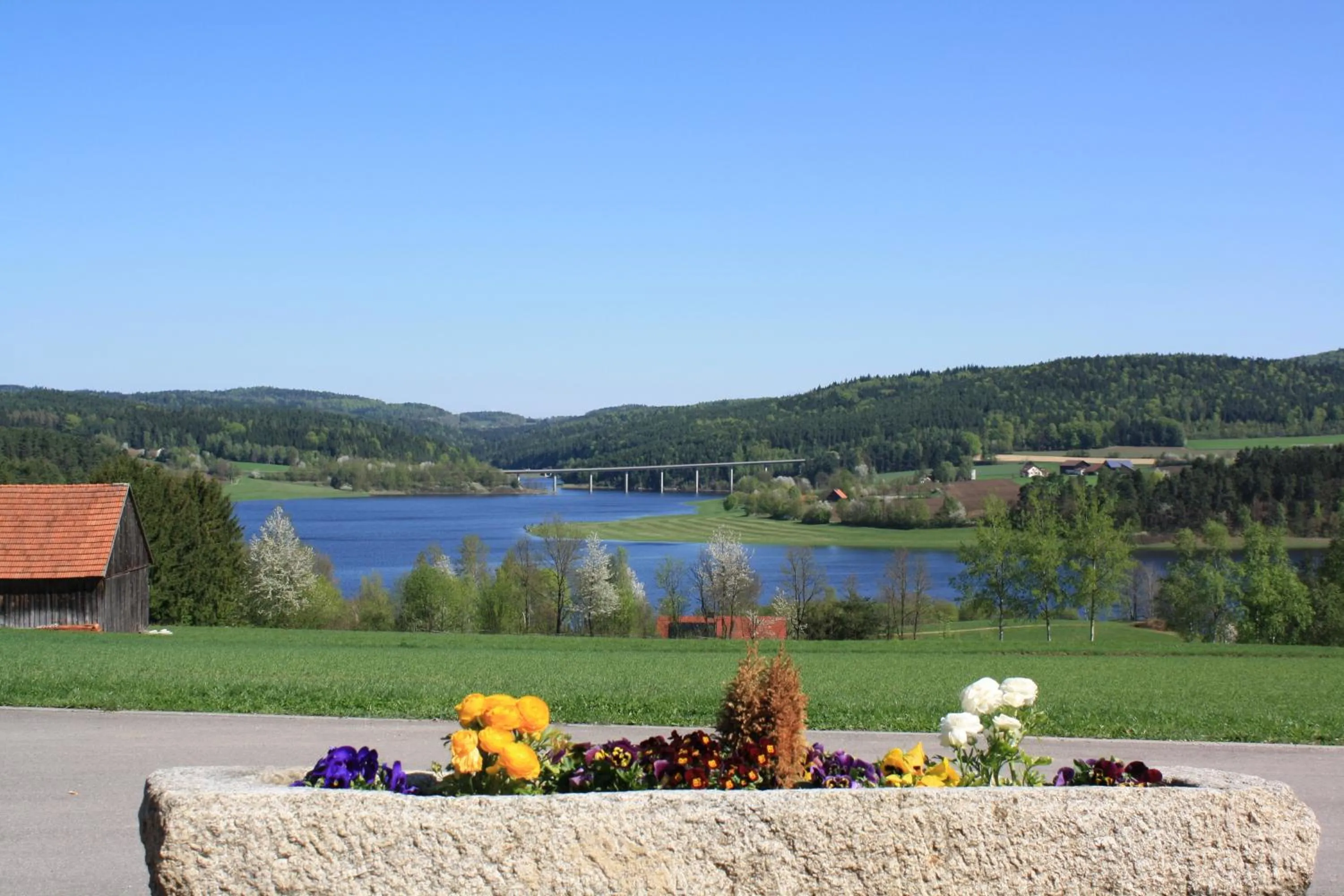 Balcony/Terrace in Panorama-Hotel am See