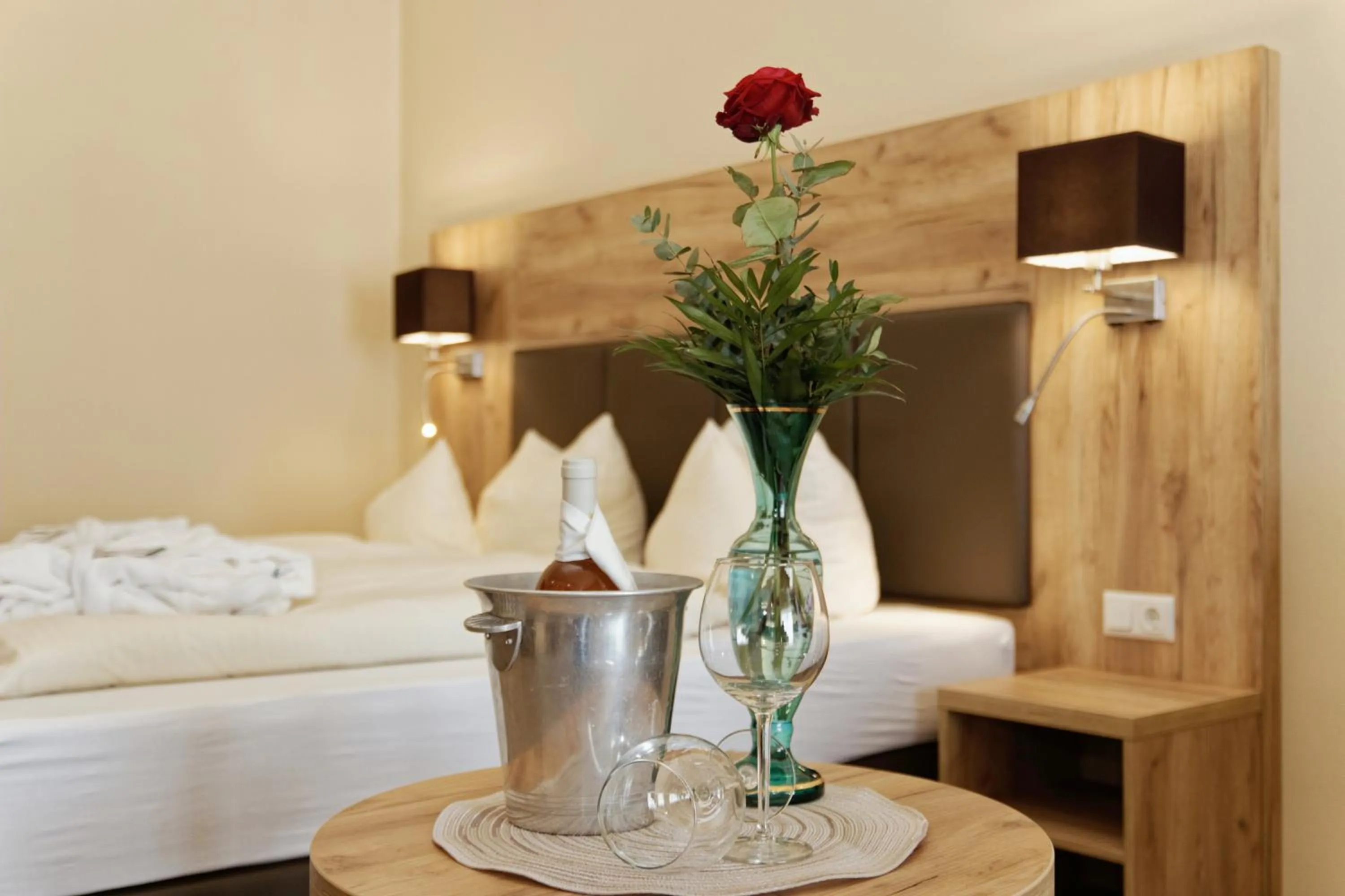 Bedroom, Bed in Wellnesshotel deine Auszeit, Adults only