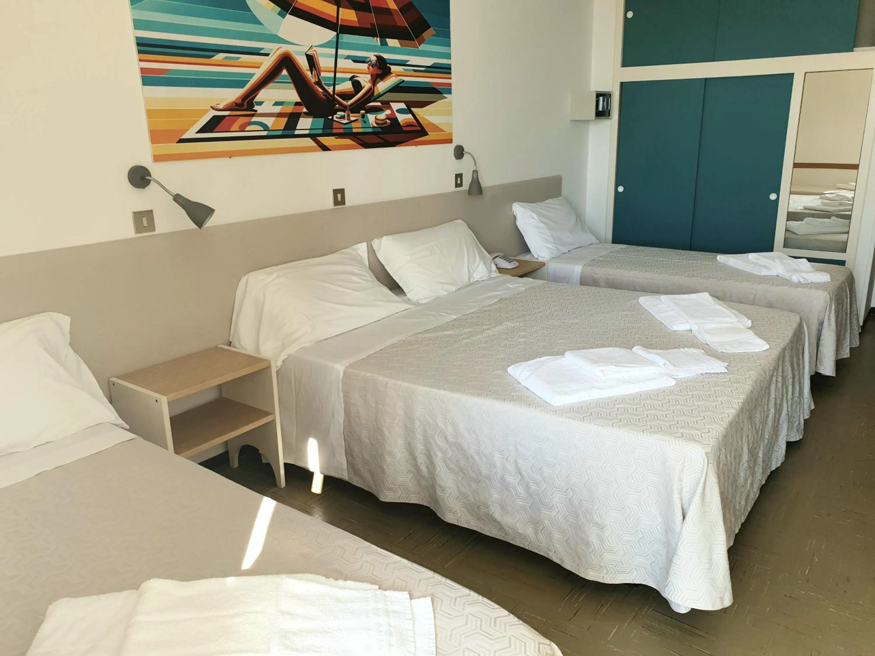 Bed in Hotel Internazionale