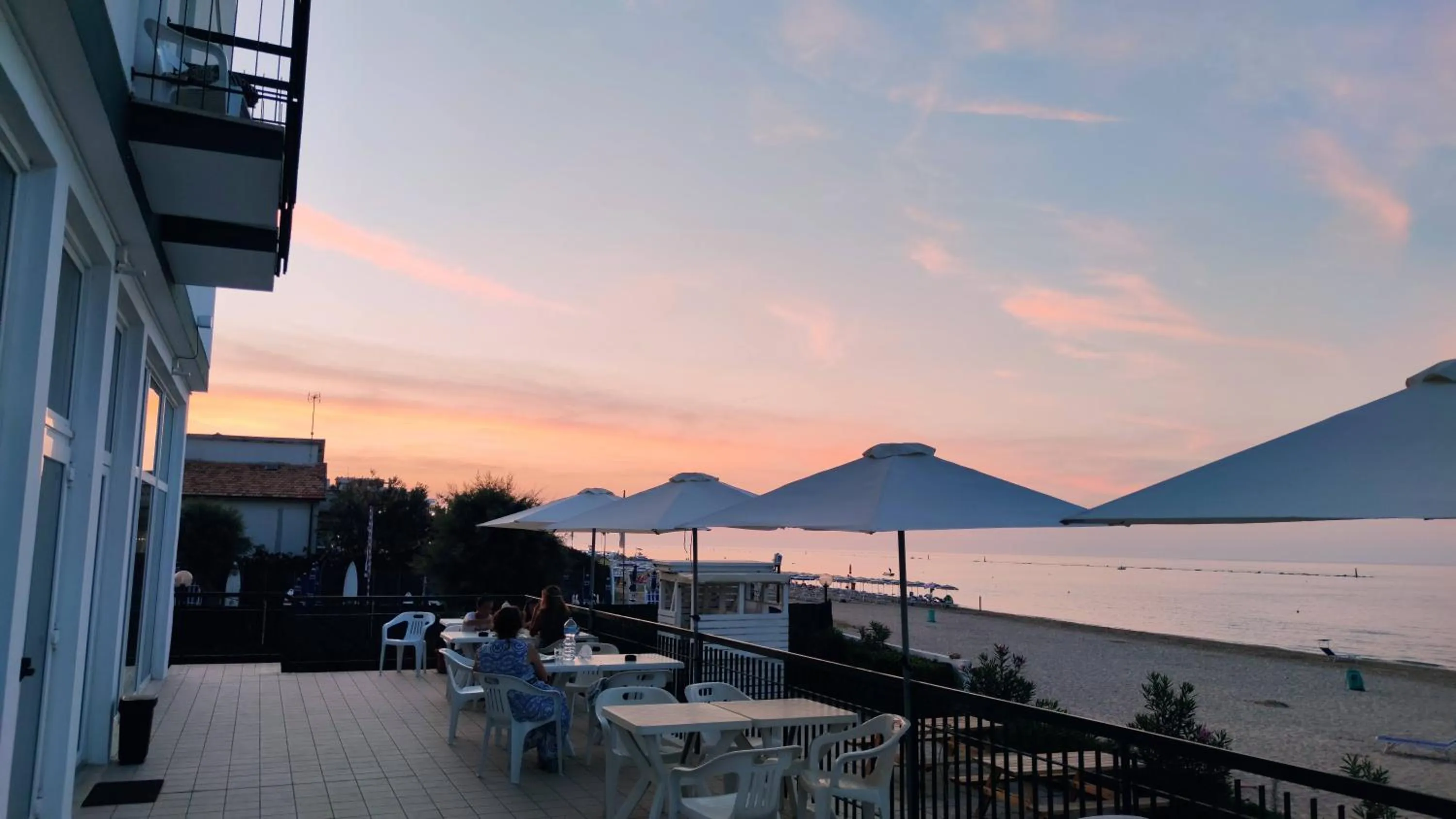 Sunset in Hotel Internazionale