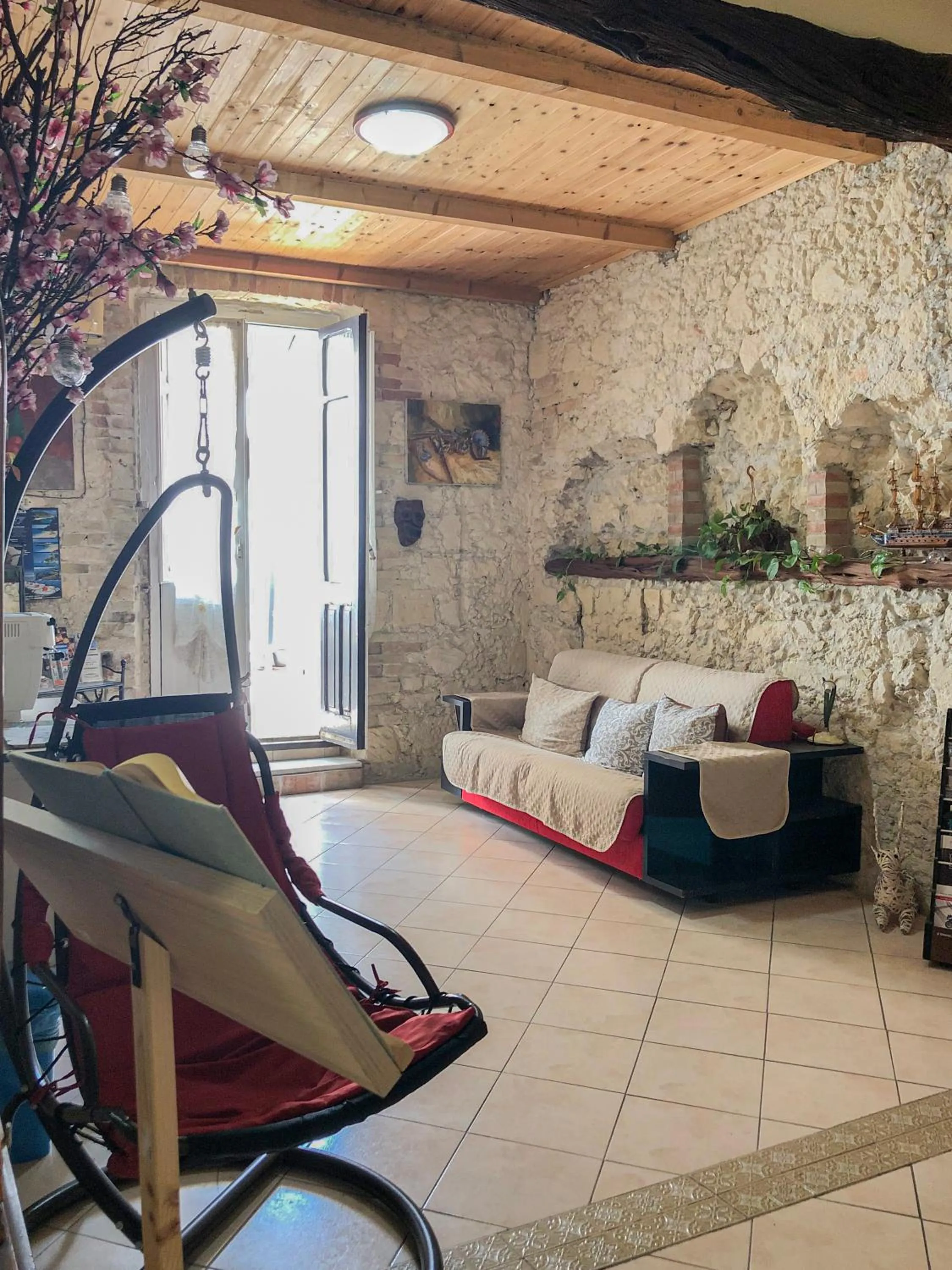 Lobby or reception in Le Tre Stelle