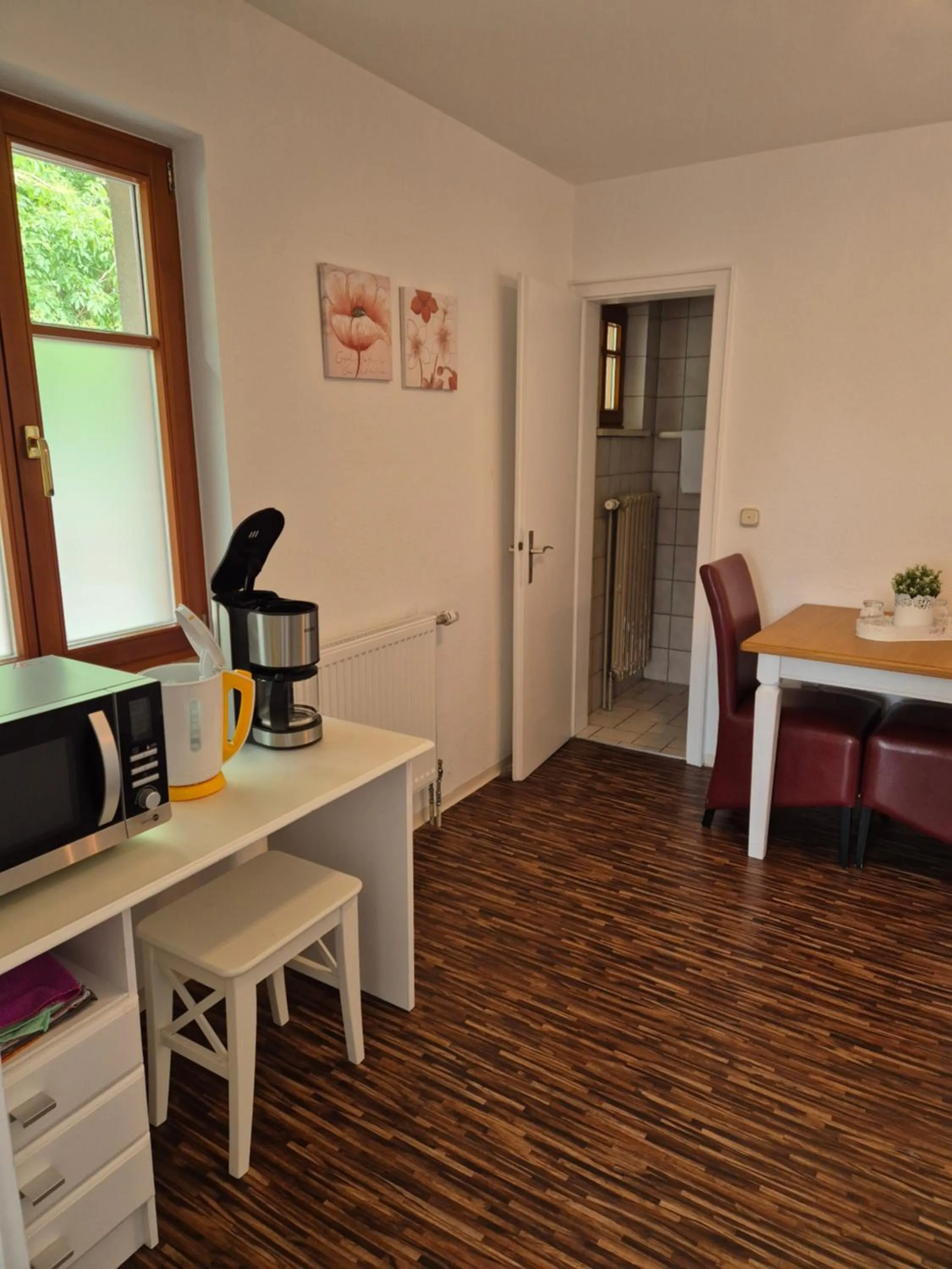 Kitchen or kitchenette in Boutiquehotel Goldene Rose - self-check-in