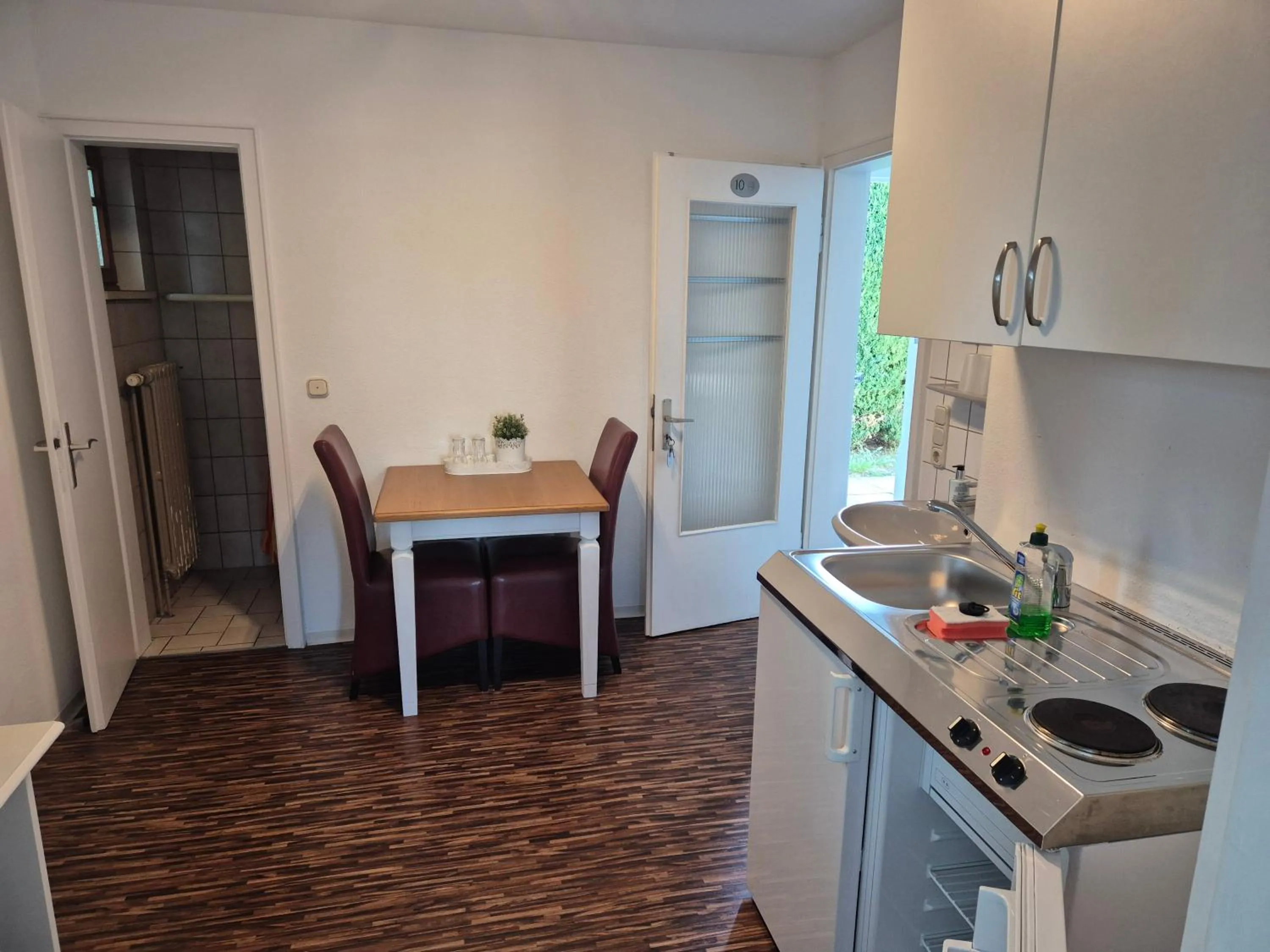 Kitchen or kitchenette in Boutiquehotel Goldene Rose - self-check-in