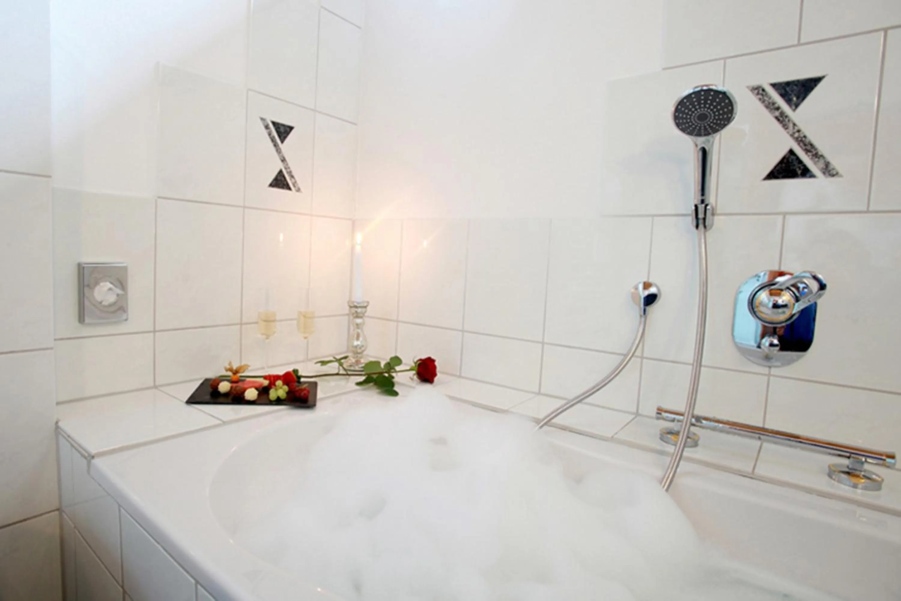 Shower in Hotel Am Hirschhorn - Wellness - Spa - and more