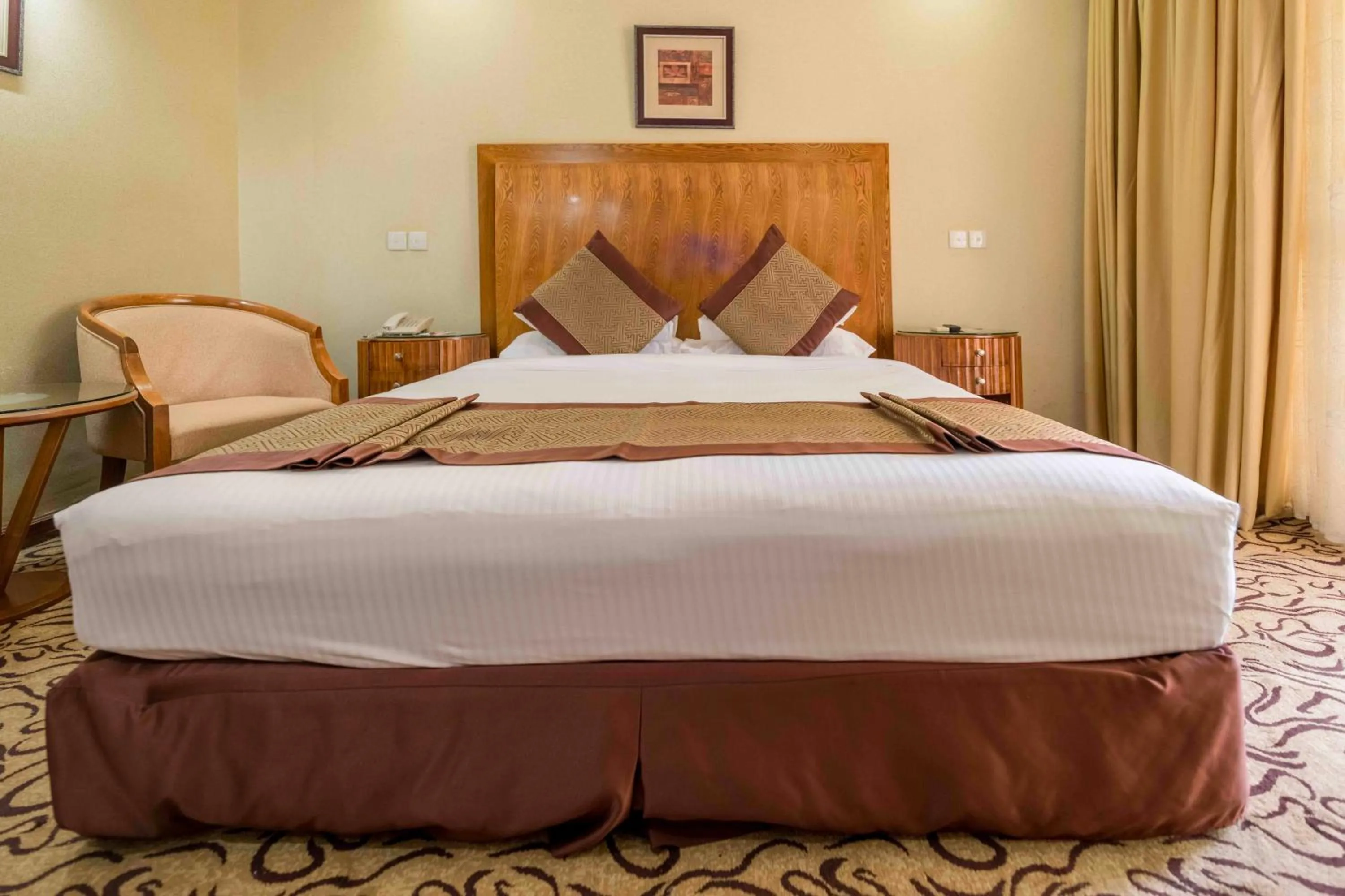 Bed in Mbale Resort Hotel
