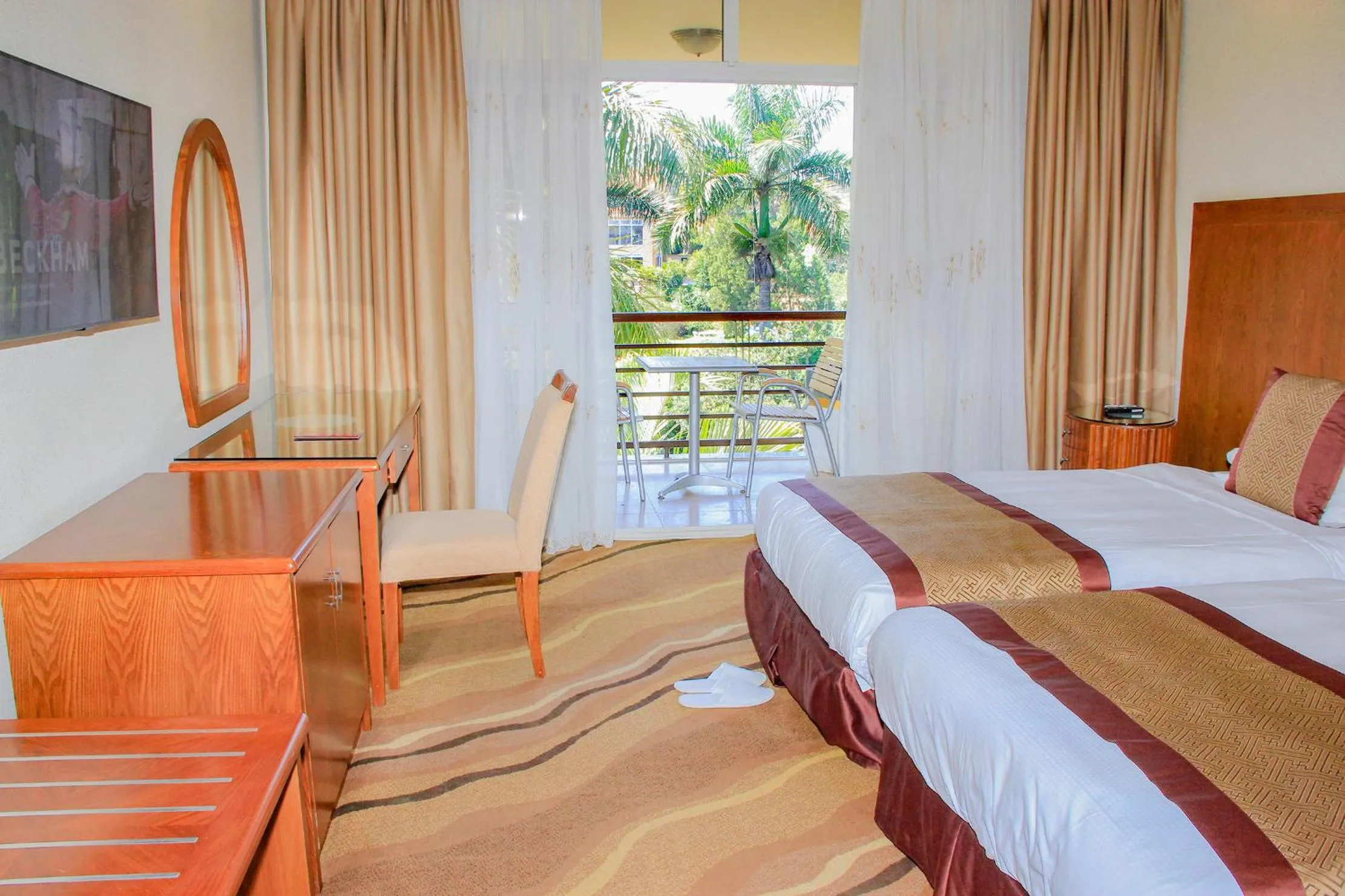 Bed in Mbale Resort Hotel