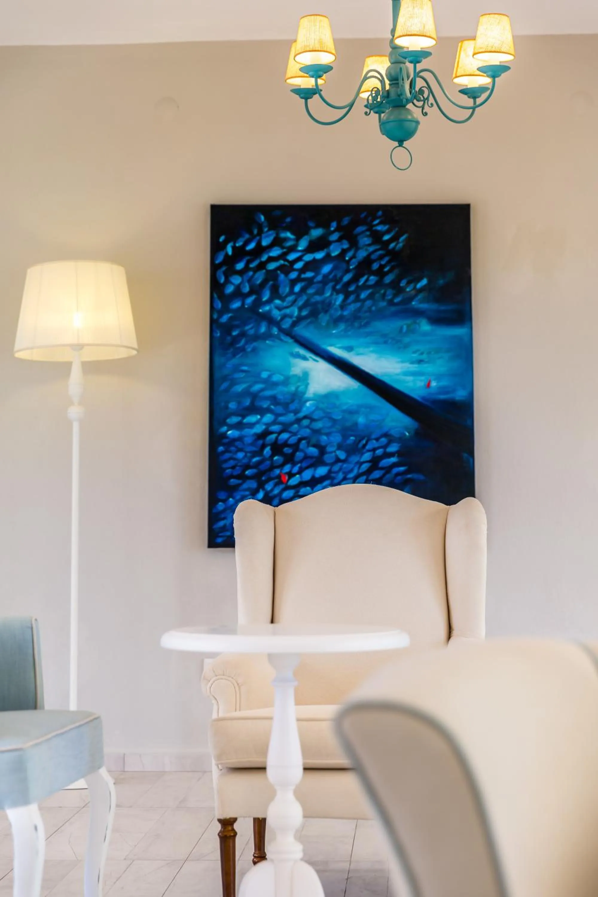 Seating area in Kalina Hotel