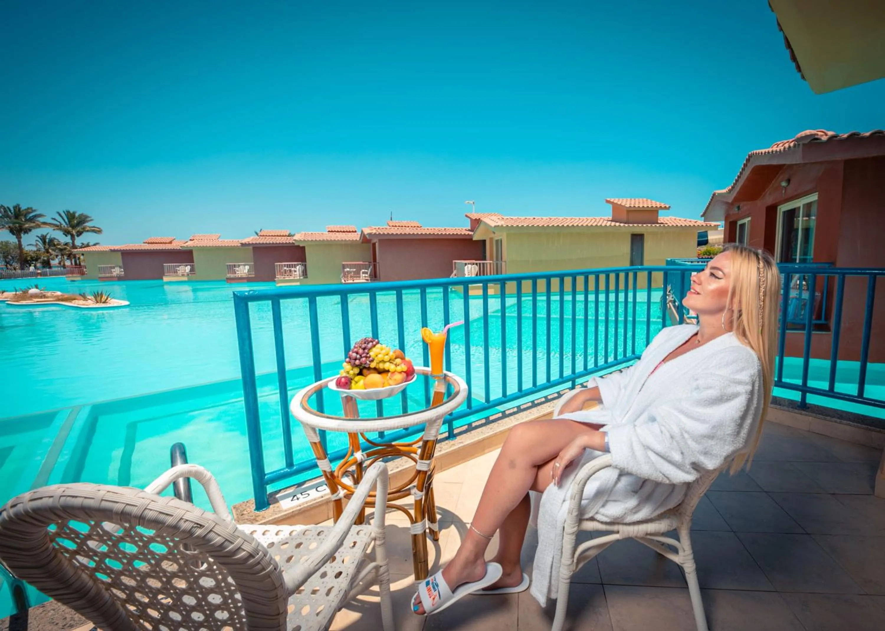 Balcony/Terrace, Swimming Pool in Titanic Palace Families and couples only