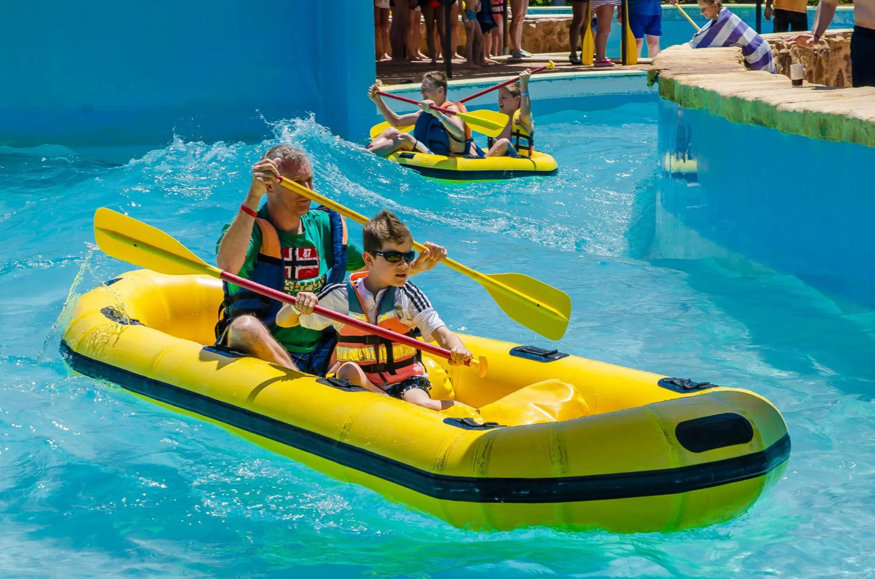 Aqua park, Canoeing in Titanic Palace Families and couples only