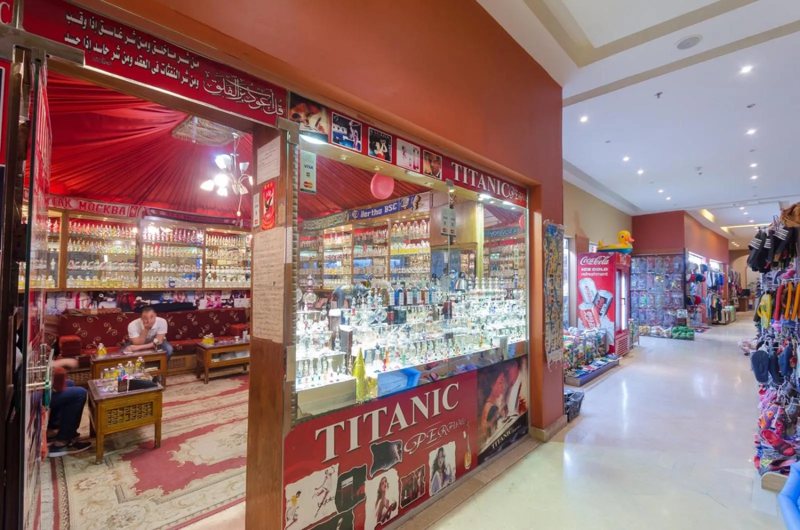 Shopping Area in Titanic Beach - Families and Couples only