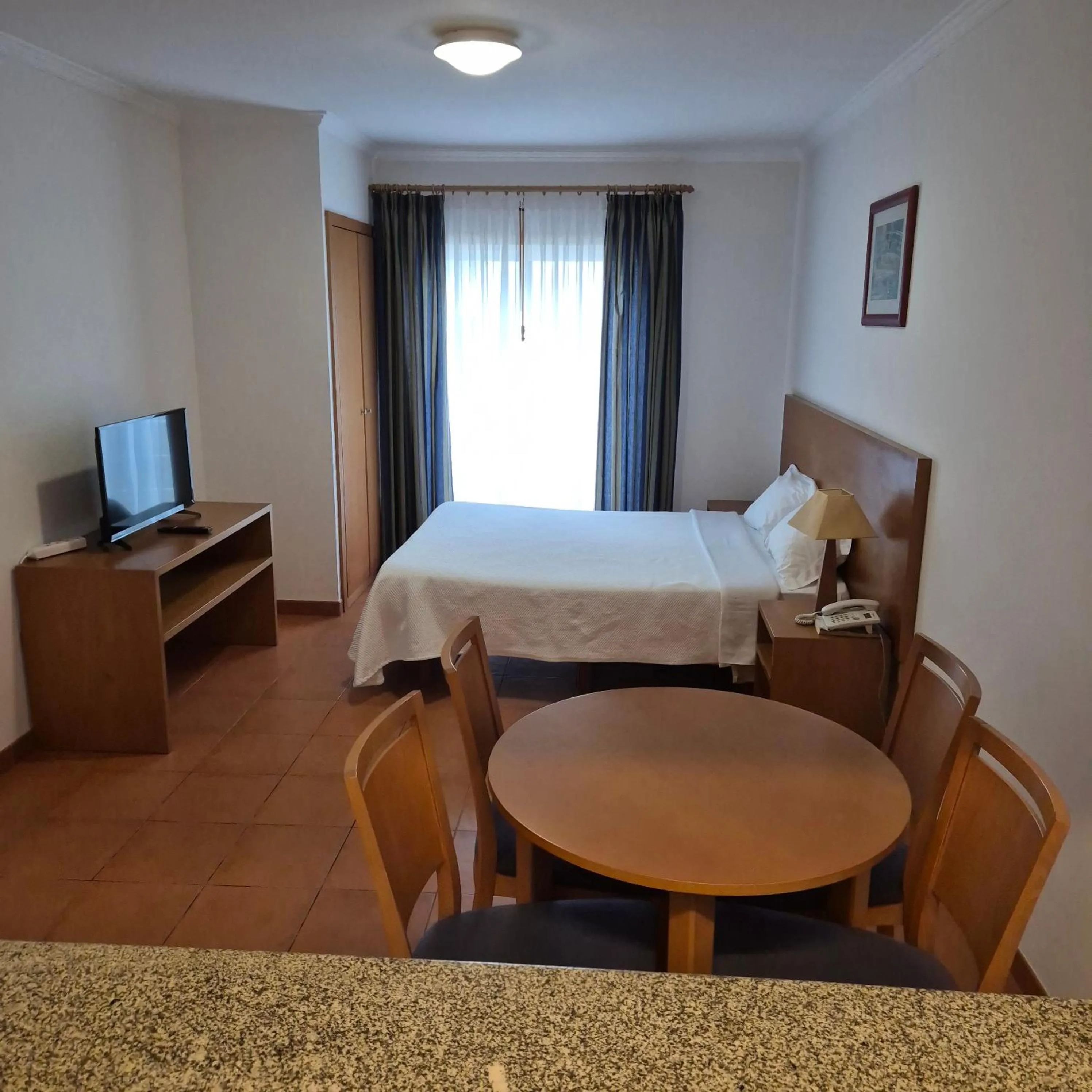 Bed in Apartamentos Turísticos Vila Praia