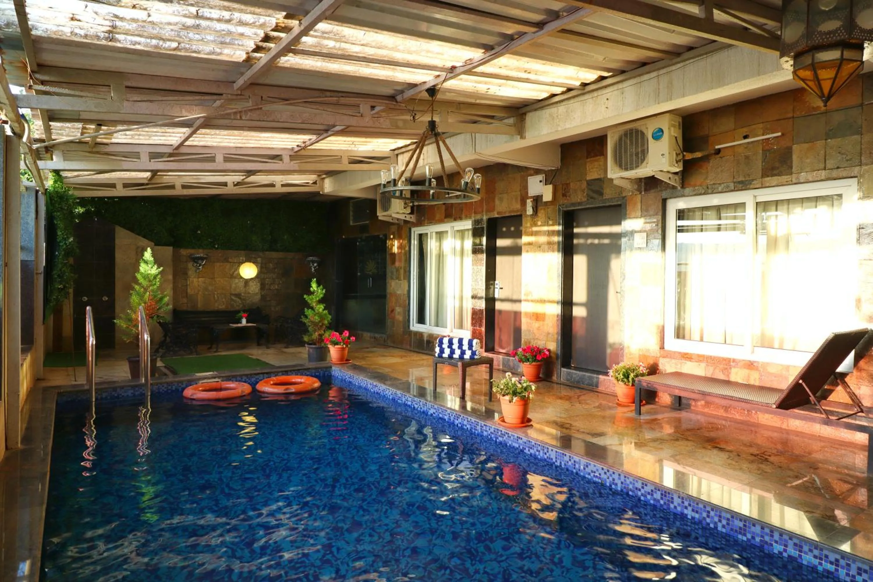 Pool view in The Grand Legacy Resort & Spa - TGL - Pure Vegetarian Mahabaleshwar