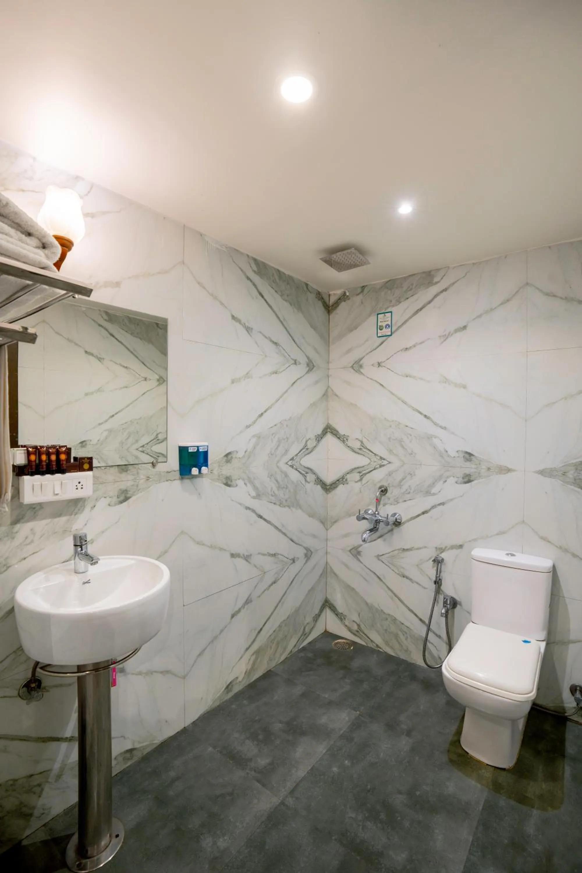 Bathroom in The Grand Legacy Resort & Spa - TGL - Pure Vegetarian Mahabaleshwar