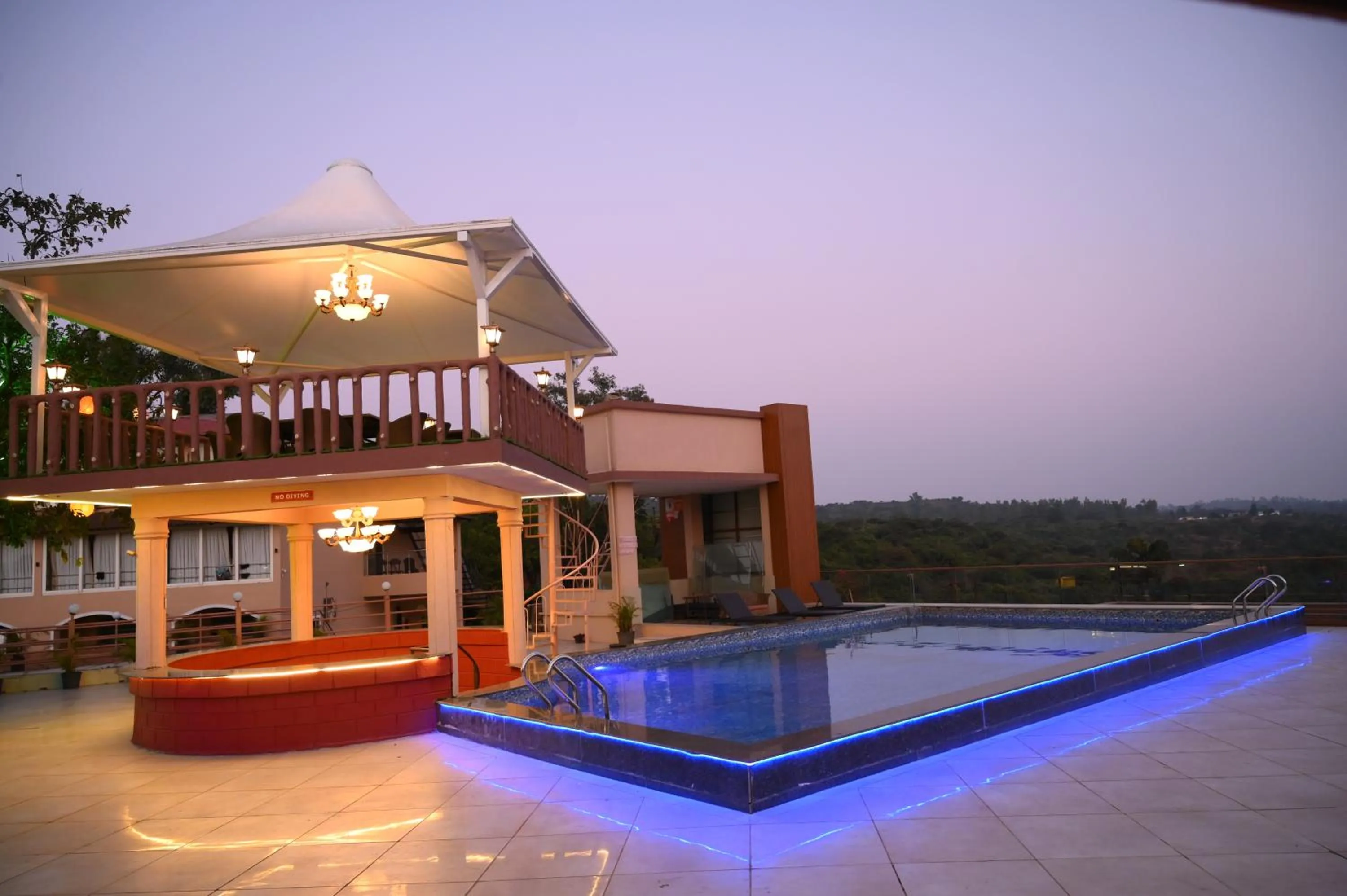 Swimming pool in The Grand Legacy Resort & Spa - TGL - Pure Vegetarian Mahabaleshwar