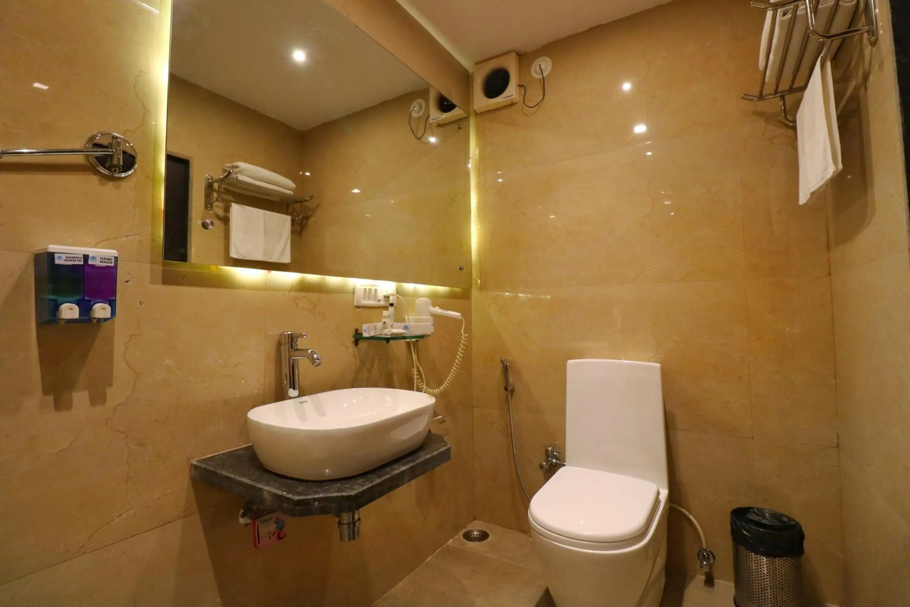 Bathroom in The Grand Legacy Resort & Spa - TGL - Pure Vegetarian Mahabaleshwar