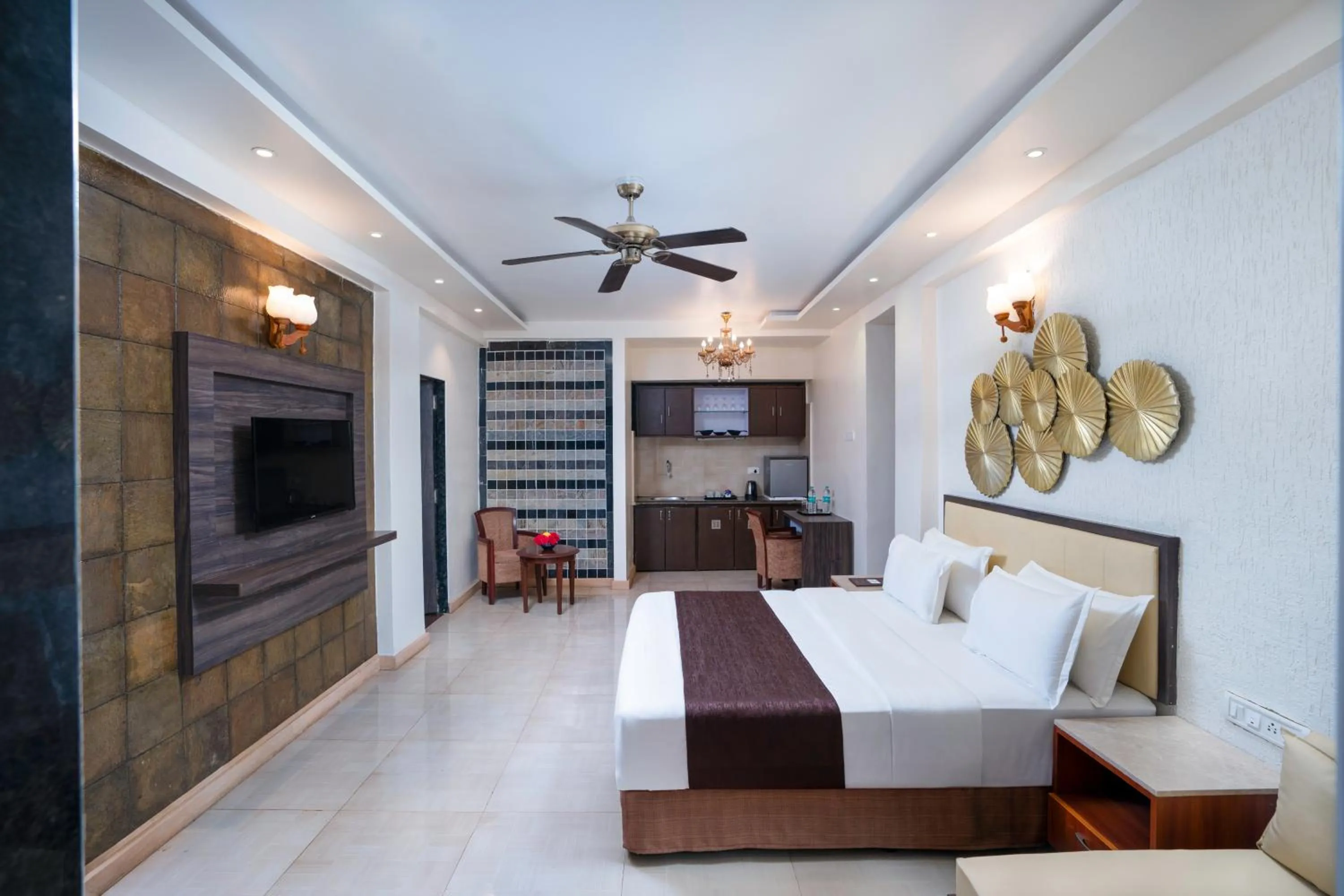 Bedroom in The Grand Legacy Resort & Spa - TGL - Pure Vegetarian Mahabaleshwar