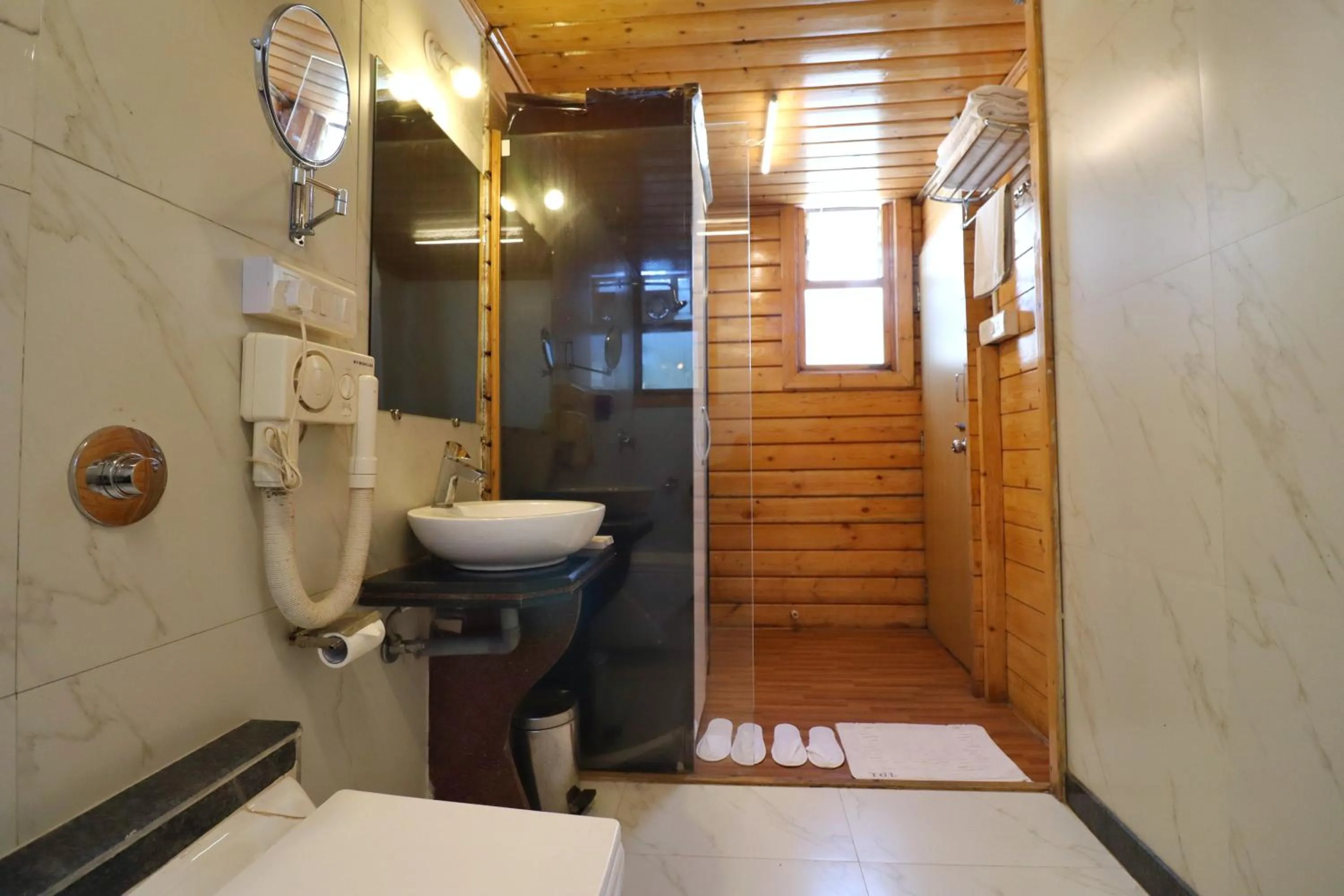 Bathroom in The Grand Legacy Resort & Spa - TGL - Pure Vegetarian Mahabaleshwar